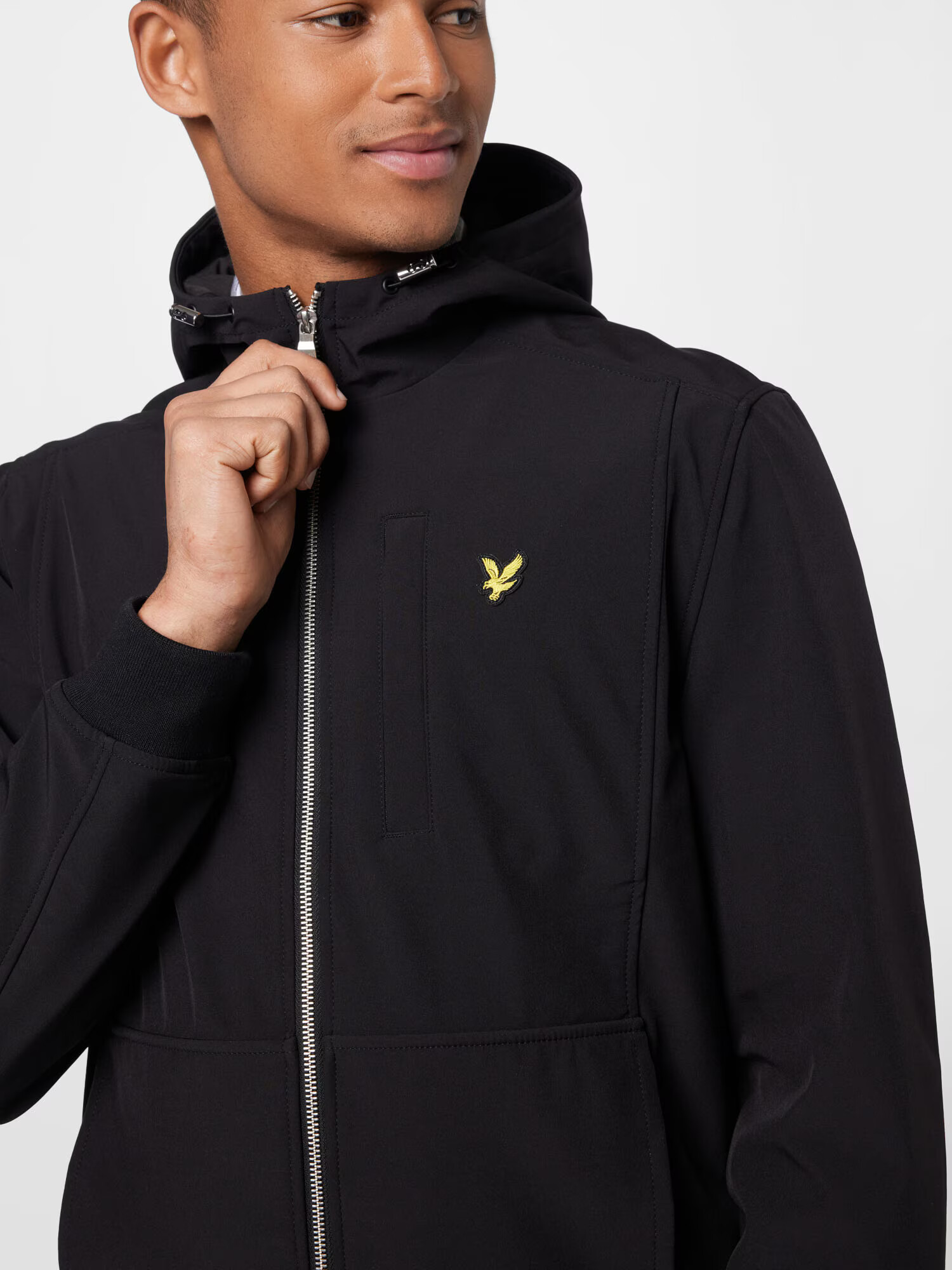 Lyle & Scott Prechodná bunda žltá / čierna - Pepit.sk