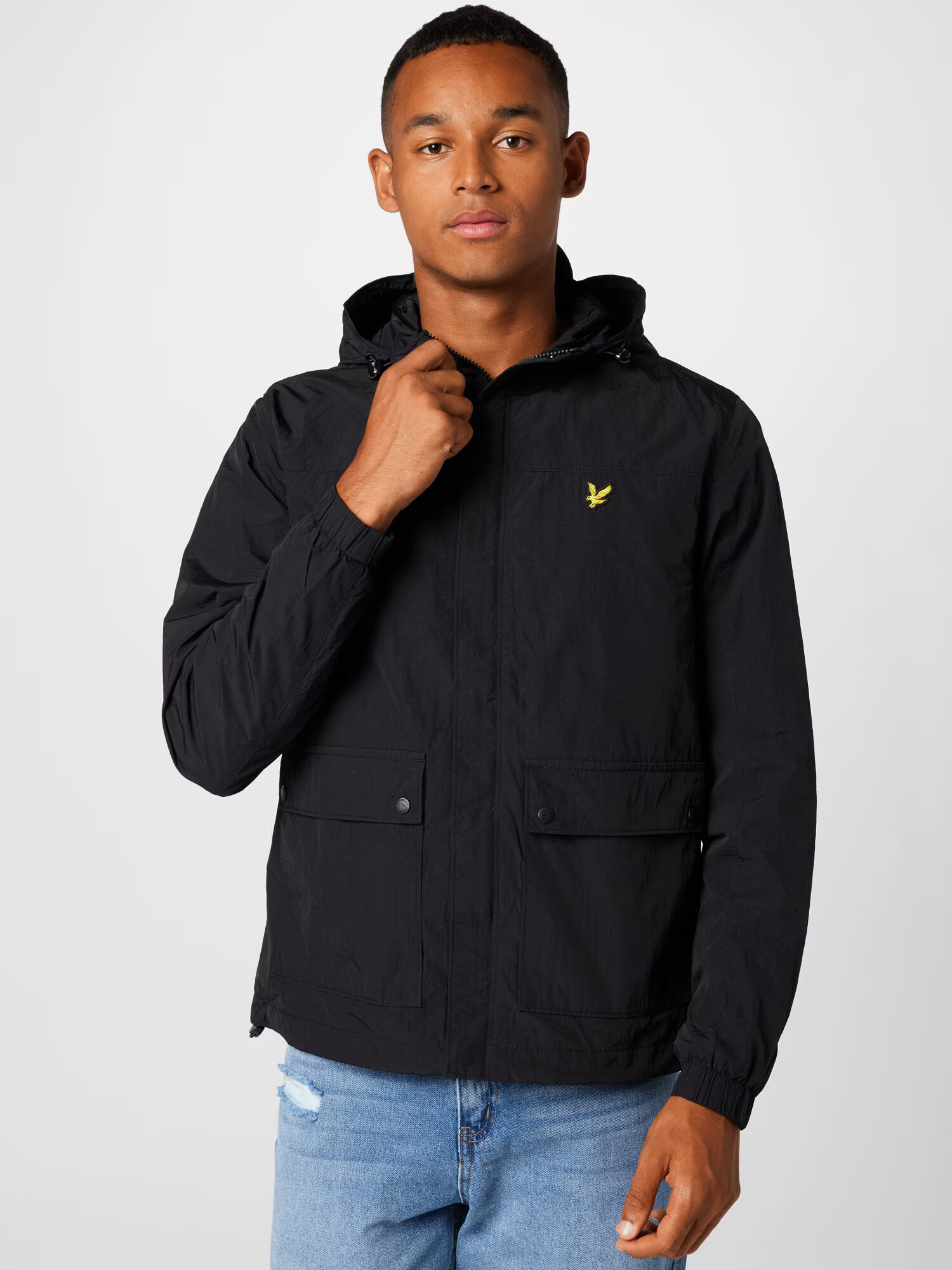 Lyle & Scott Prechodná bunda žltá / čierna - Pepit.sk