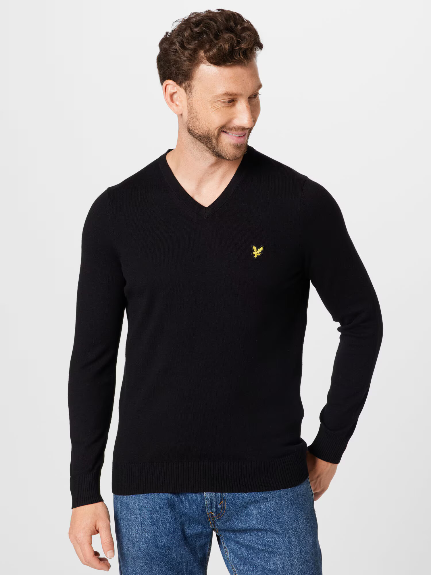 Lyle & Scott Sveter čierna - Pepit.sk