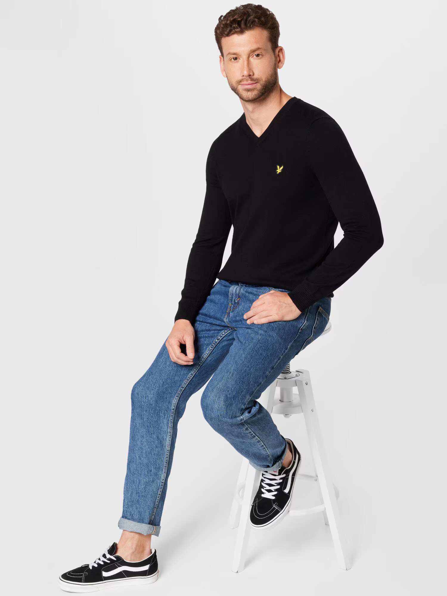 Lyle & Scott Sveter čierna - Pepit.sk