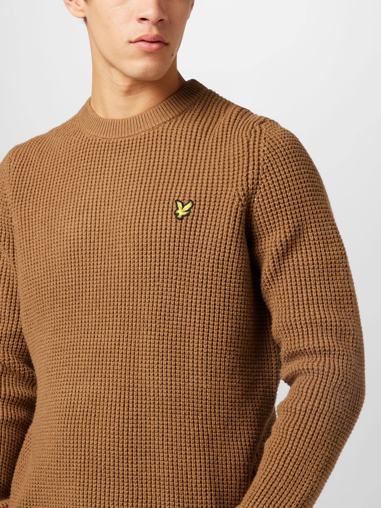 Lyle & Scott Sveter pueblo / žltá / čierna - Pepit.sk