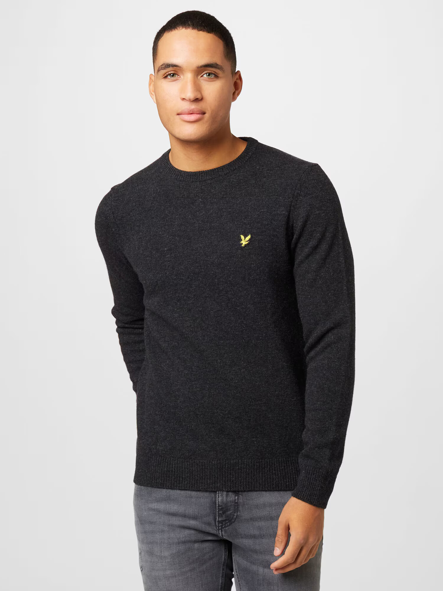 Lyle & Scott Sveter žltá / antracitová - Pepit.sk