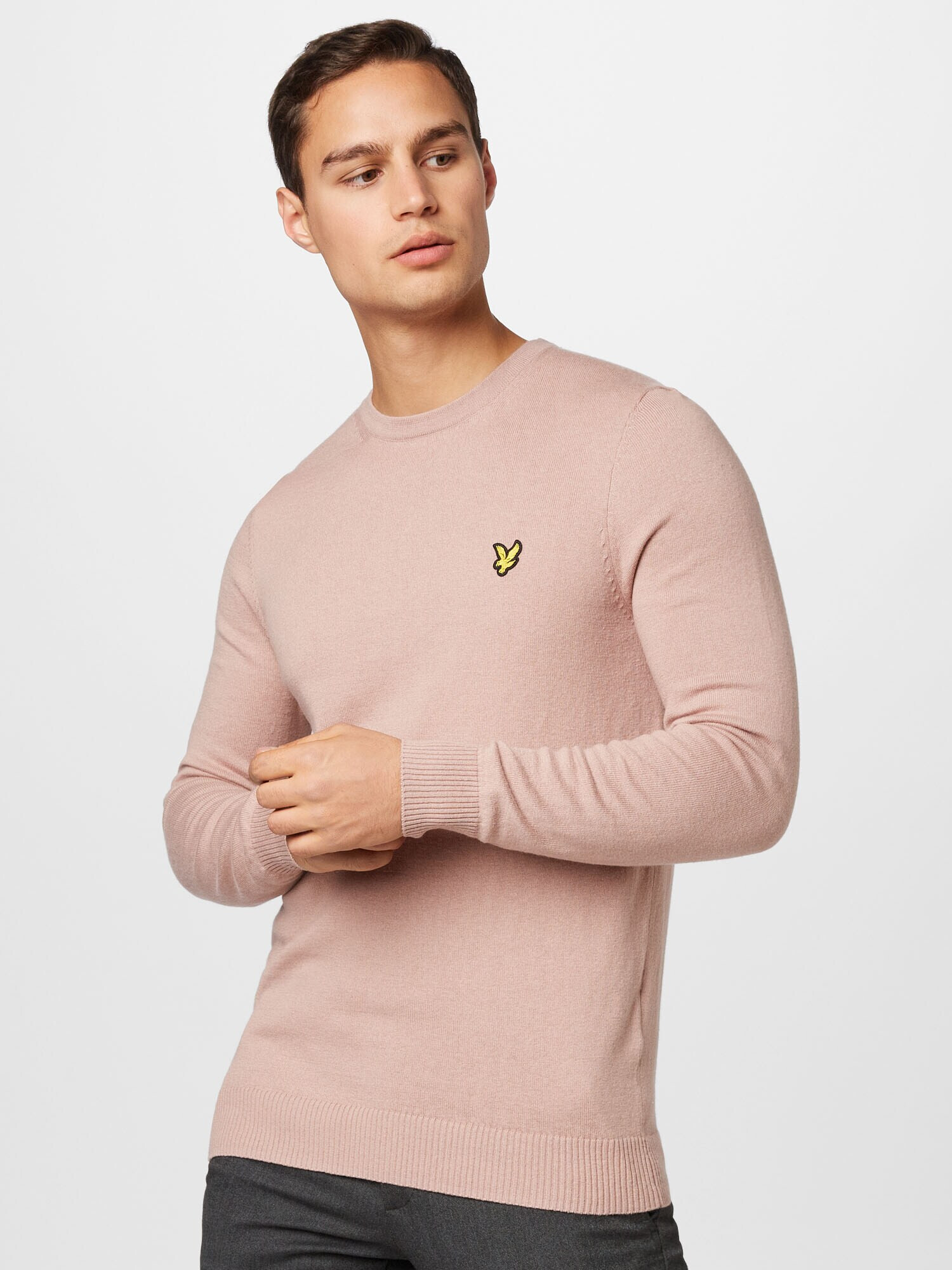 Lyle & Scott Sveter žltá / púdrová - Pepit.sk