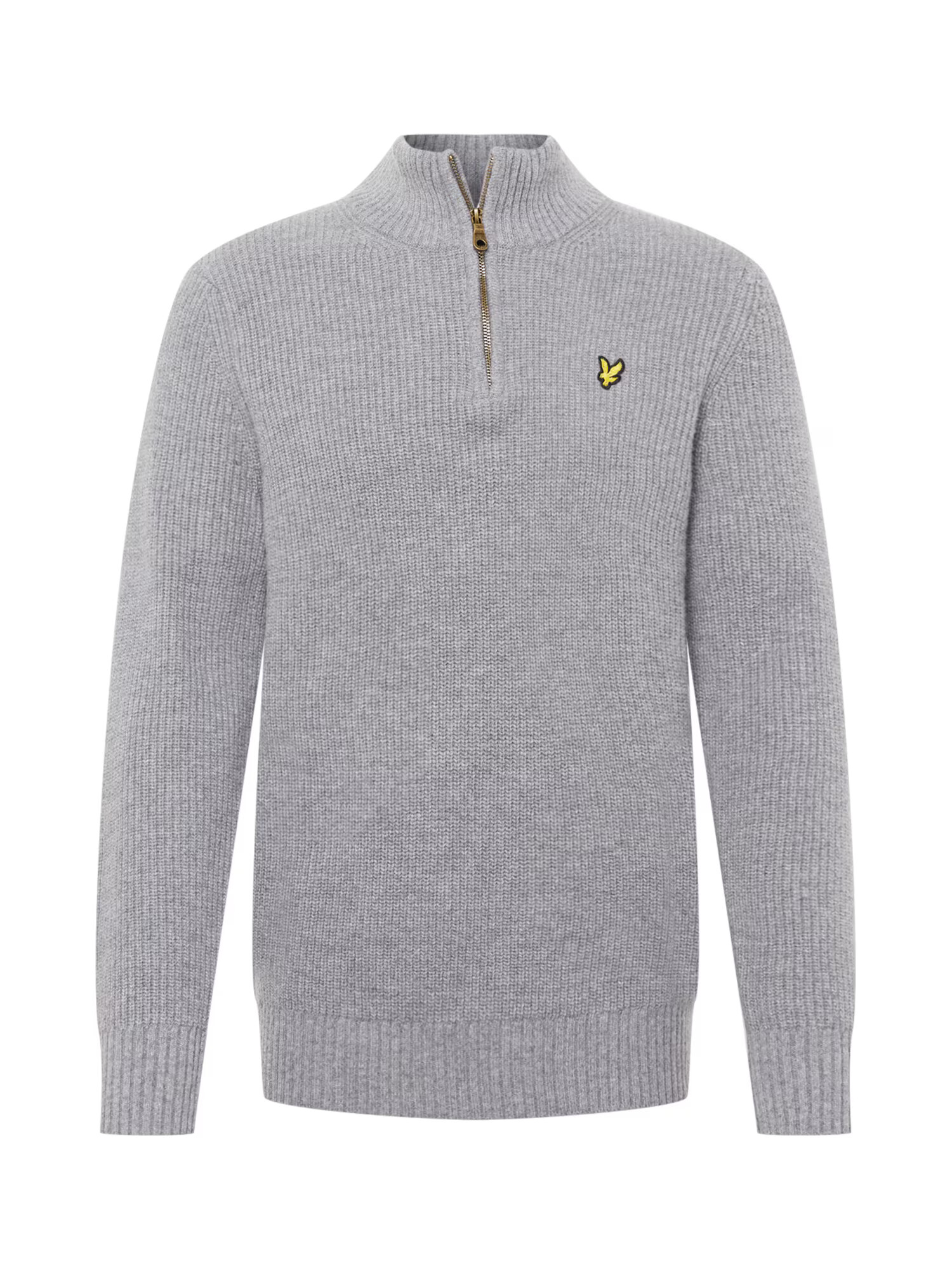 Lyle & Scott Sveter žltá / sivá melírovaná / čierna - Pepit.sk