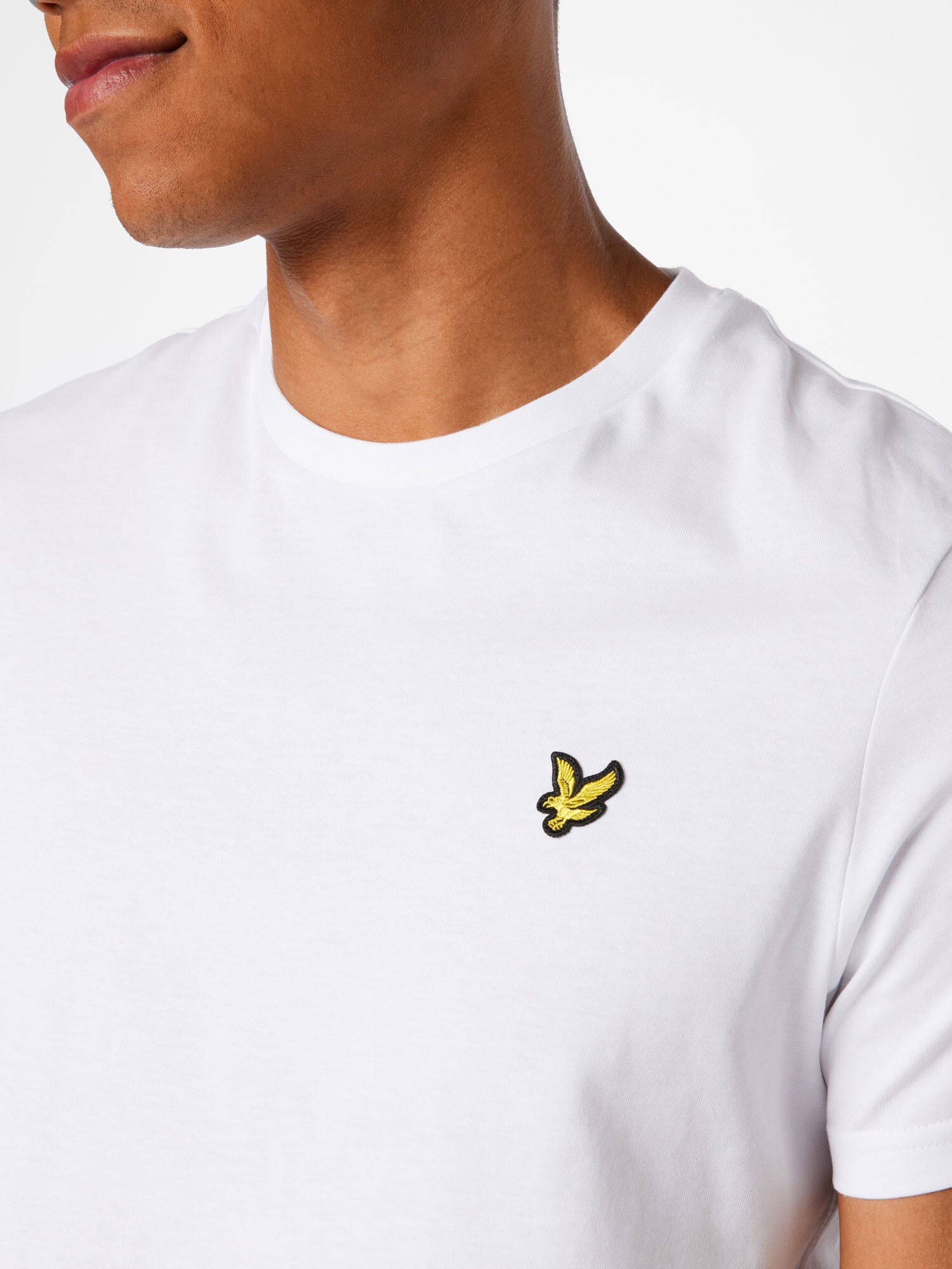 Lyle & Scott Tričko 'Plain' zlatá žltá / čierna / biela - Pepit.sk