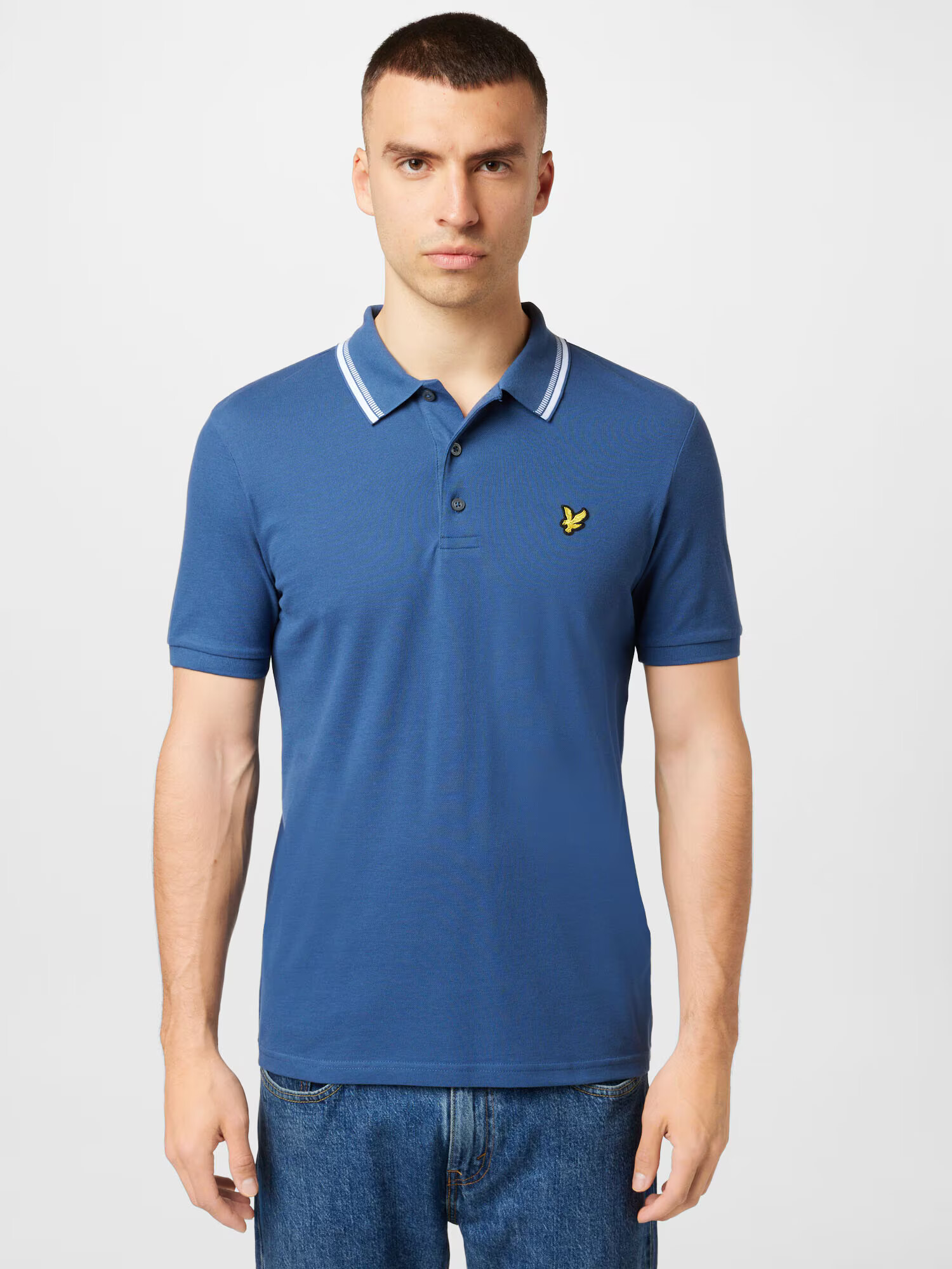 Lyle & Scott Tričko dymovo modrá - Pepit.sk