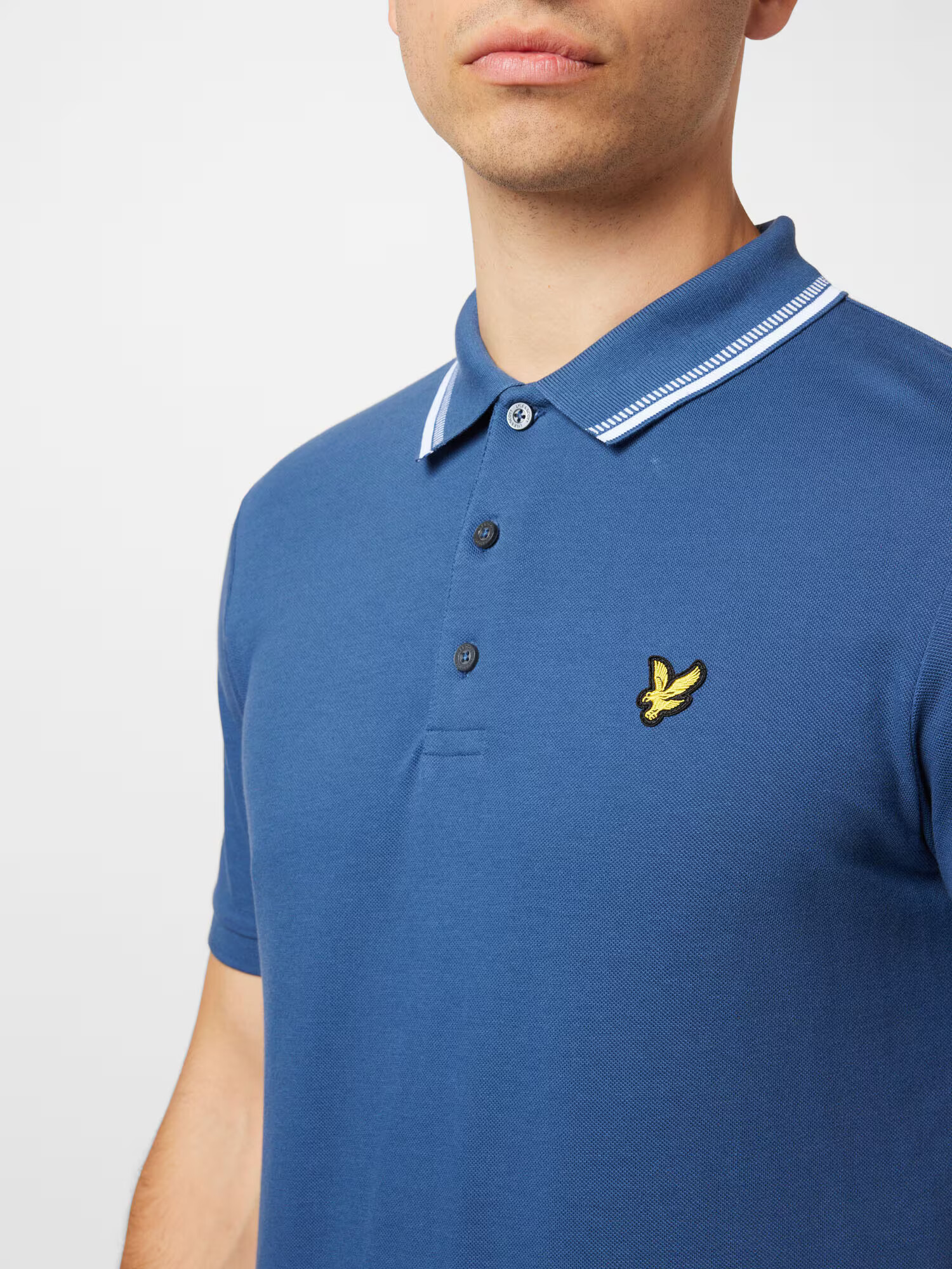 Lyle & Scott Tričko dymovo modrá - Pepit.sk