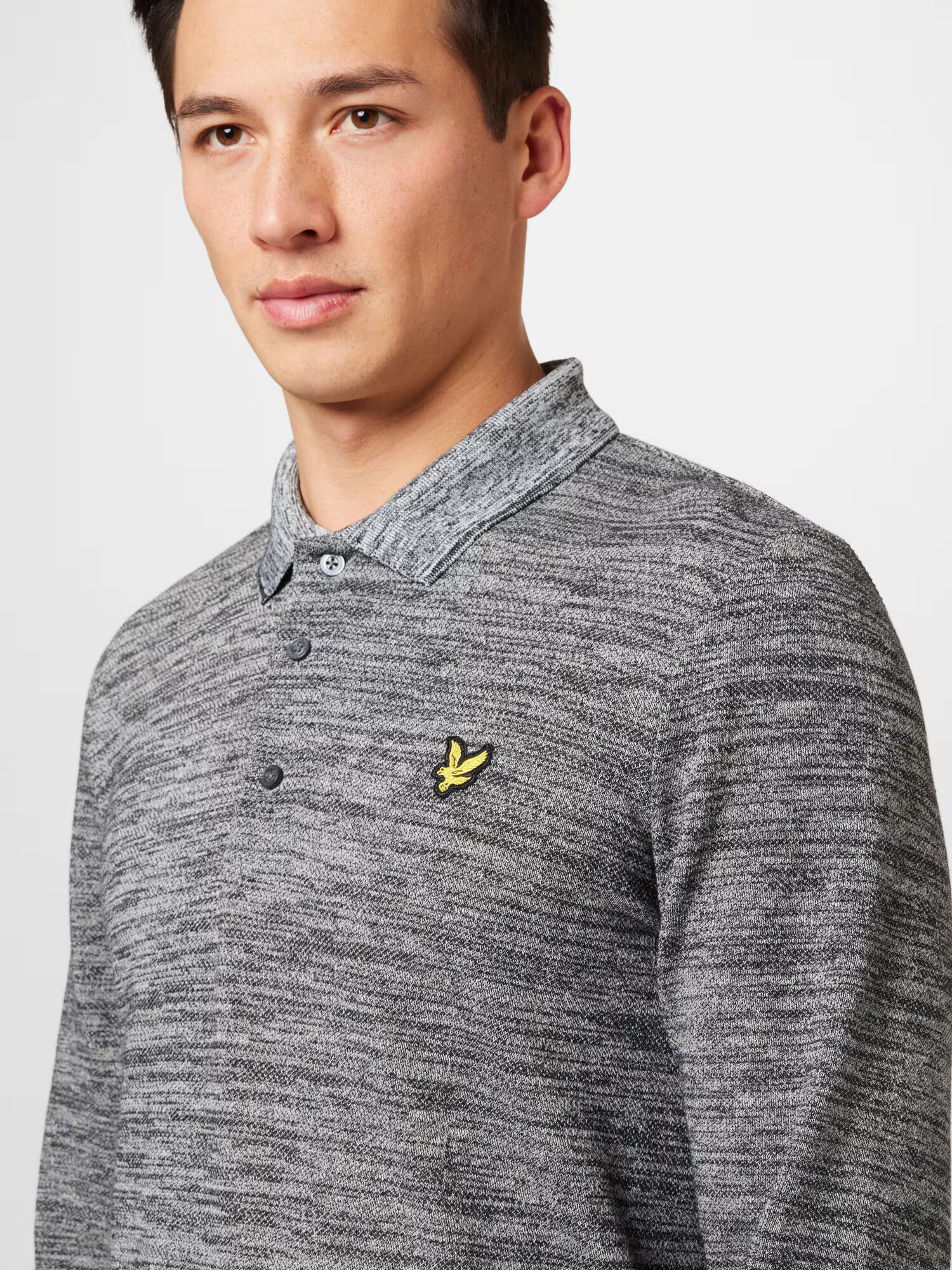 Lyle & Scott Tričko 'End on End' kobaltovomodrá / žltá / sivá / čierna - Pepit.sk