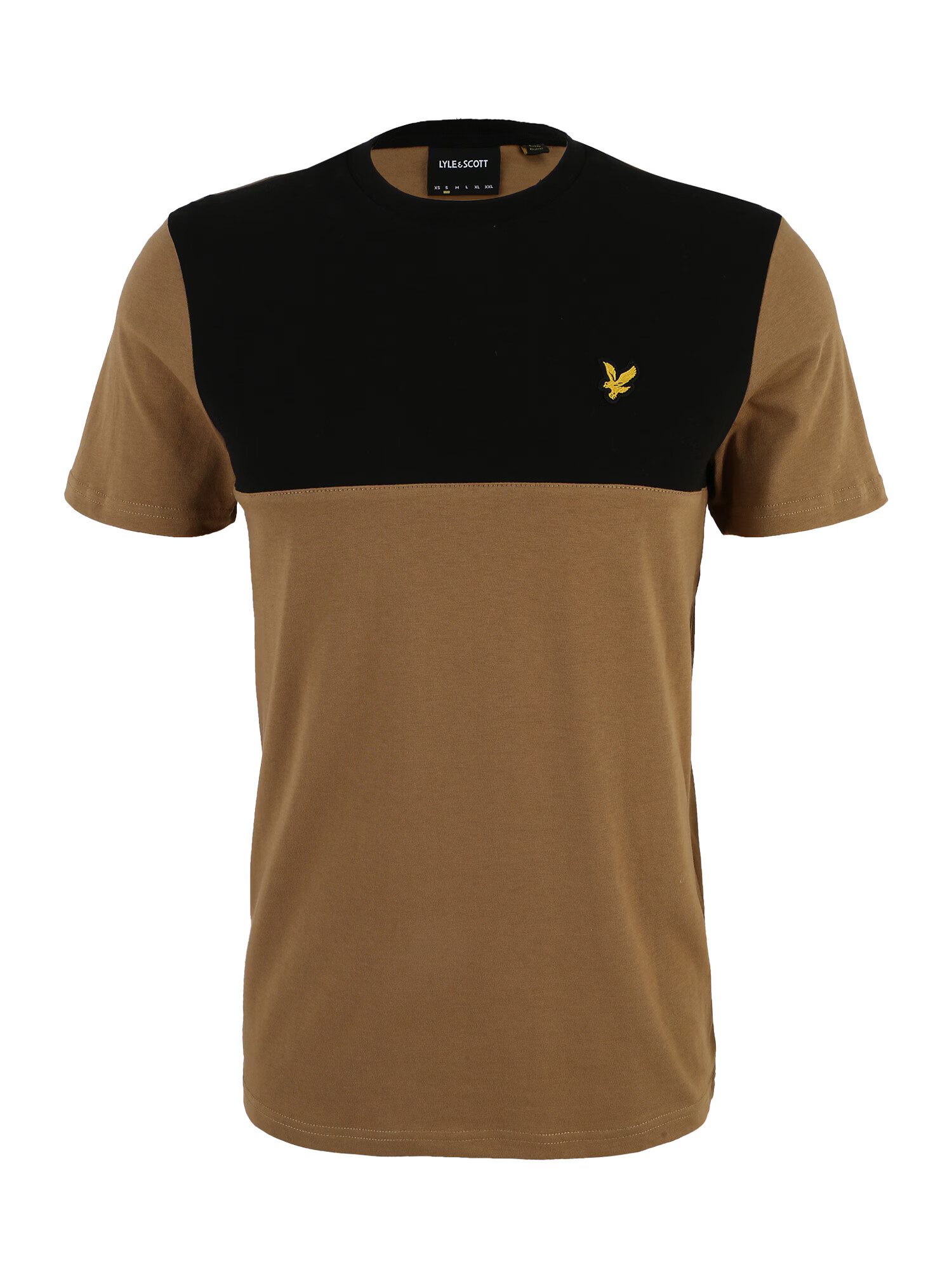 Lyle & Scott Tričko farba ťavej srsti / žltá / čierna - Pepit.sk