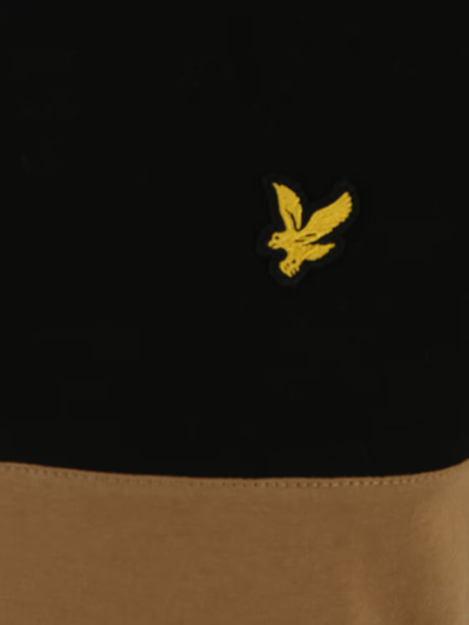 Lyle & Scott Tričko farba ťavej srsti / žltá / čierna - Pepit.sk