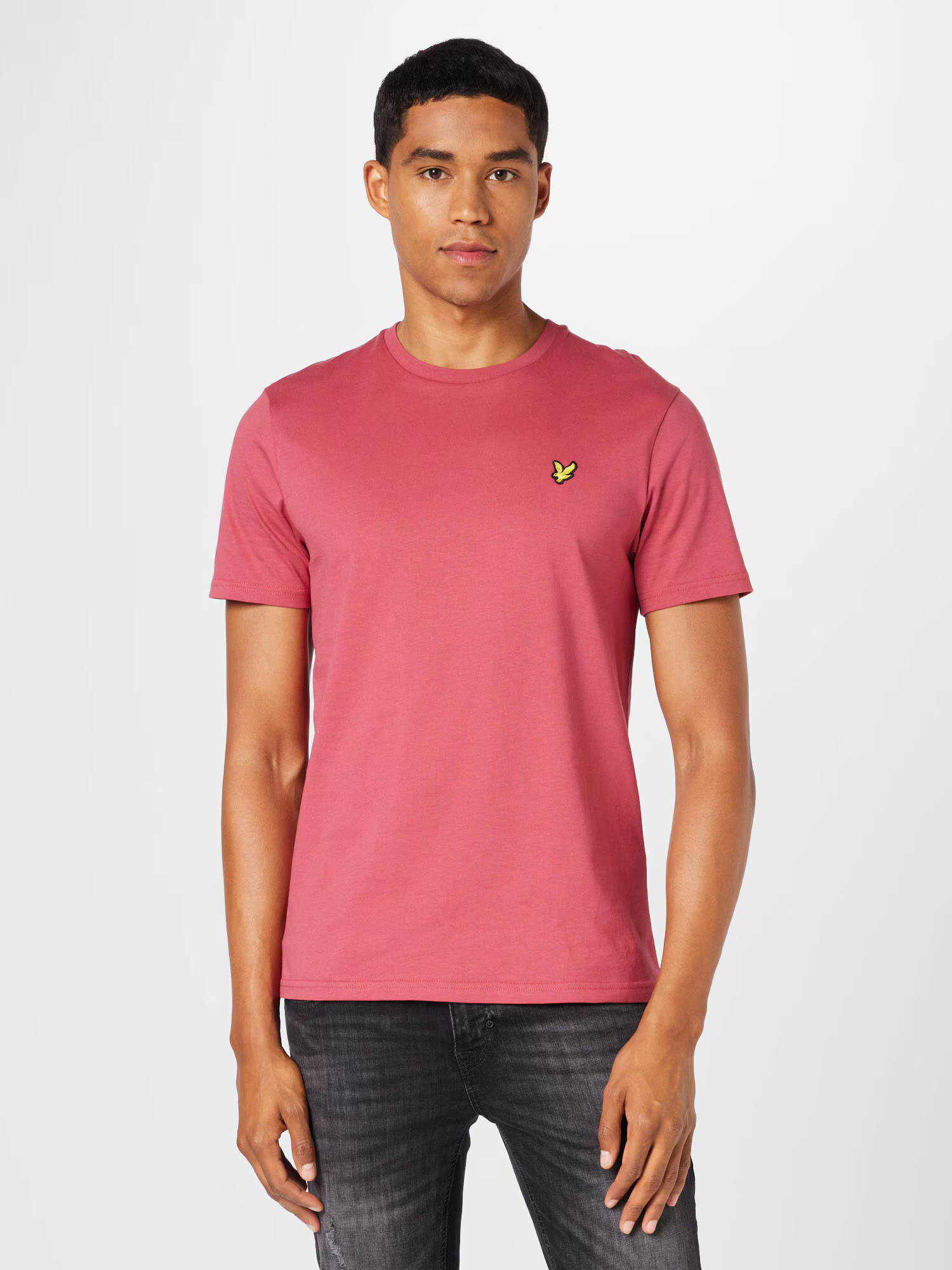 Lyle & Scott Tričko žltá / rosé / čierna - Pepit.sk