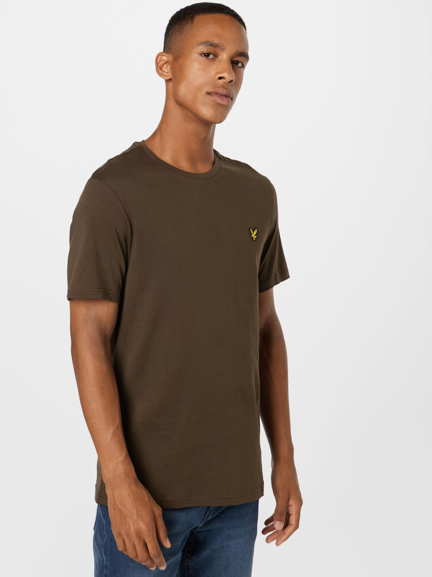 Lyle & Scott Tričko hnedá / žltá / čierna - Pepit.sk