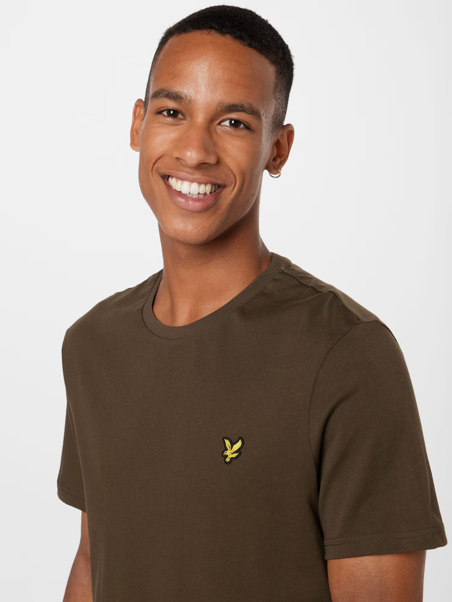 Lyle & Scott Tričko hnedá / žltá / čierna - Pepit.sk