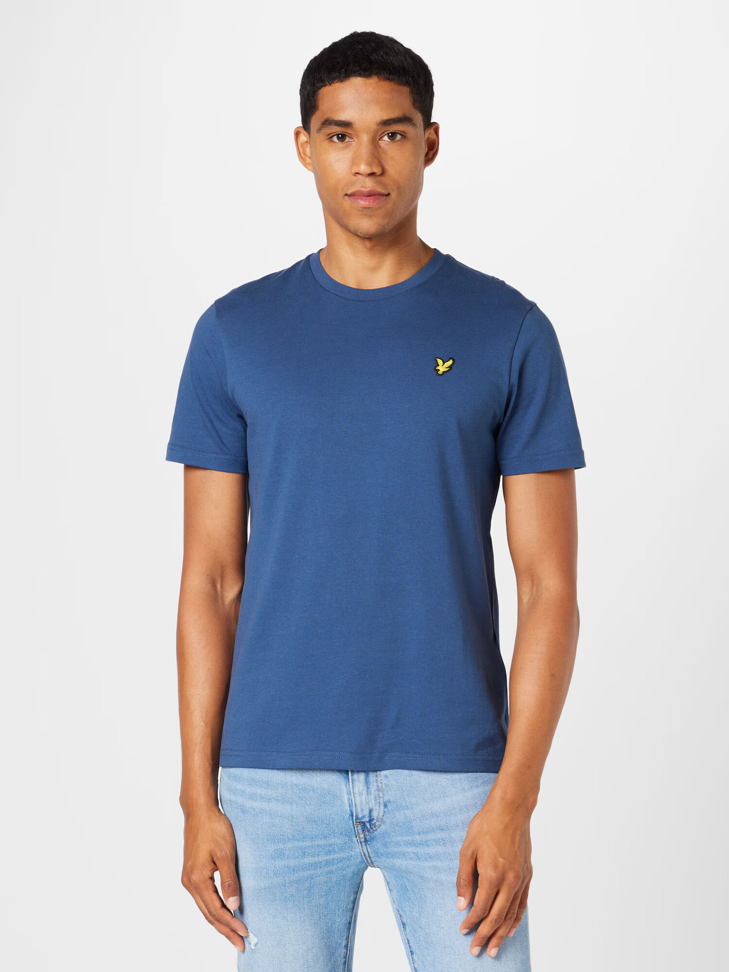 Lyle & Scott Tričko kráľovská modrá / limetková / čierna - Pepit.sk