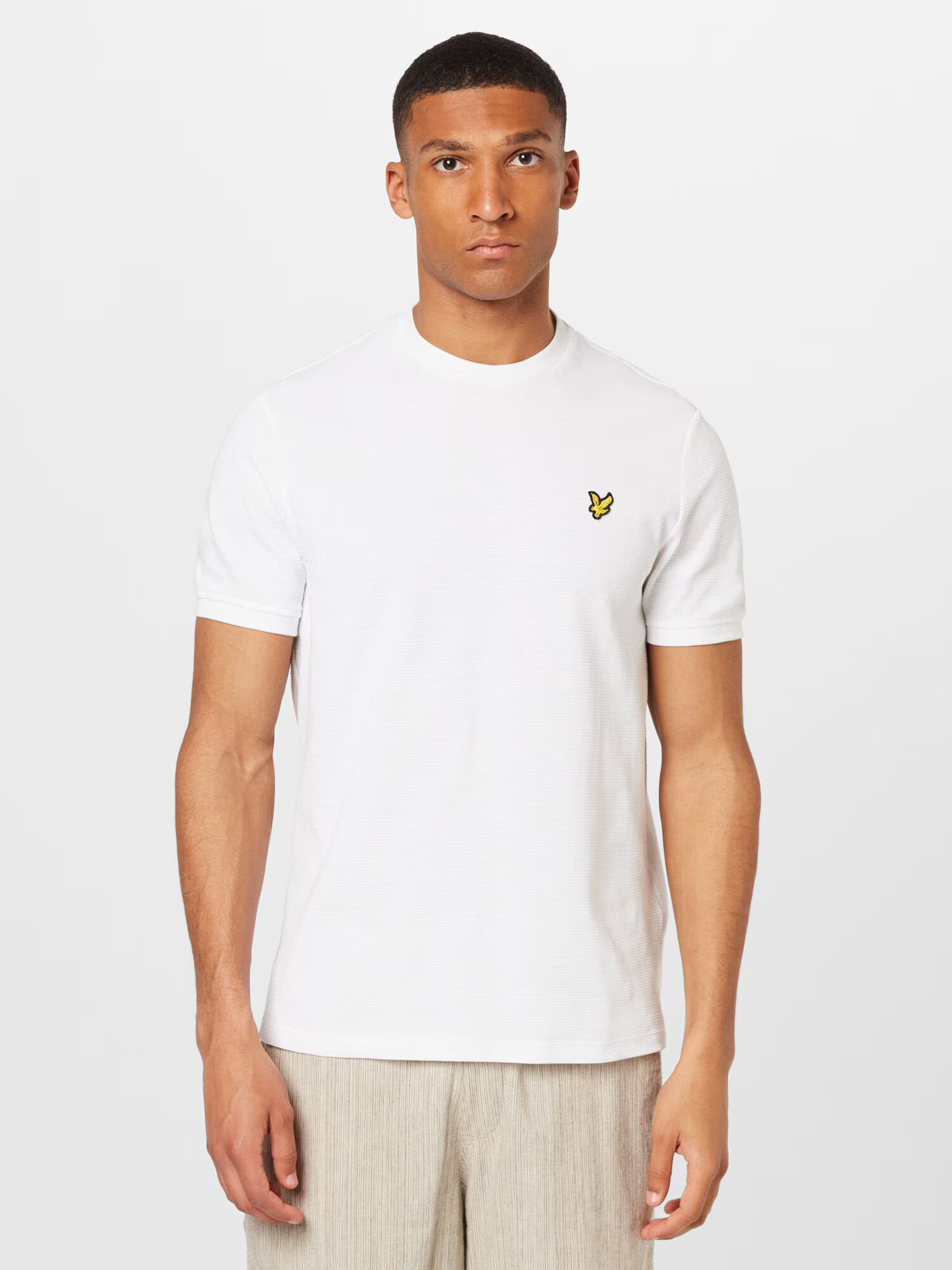 Lyle & Scott Tričko 'Milano Trim' žltá / čierna / biela - Pepit.sk