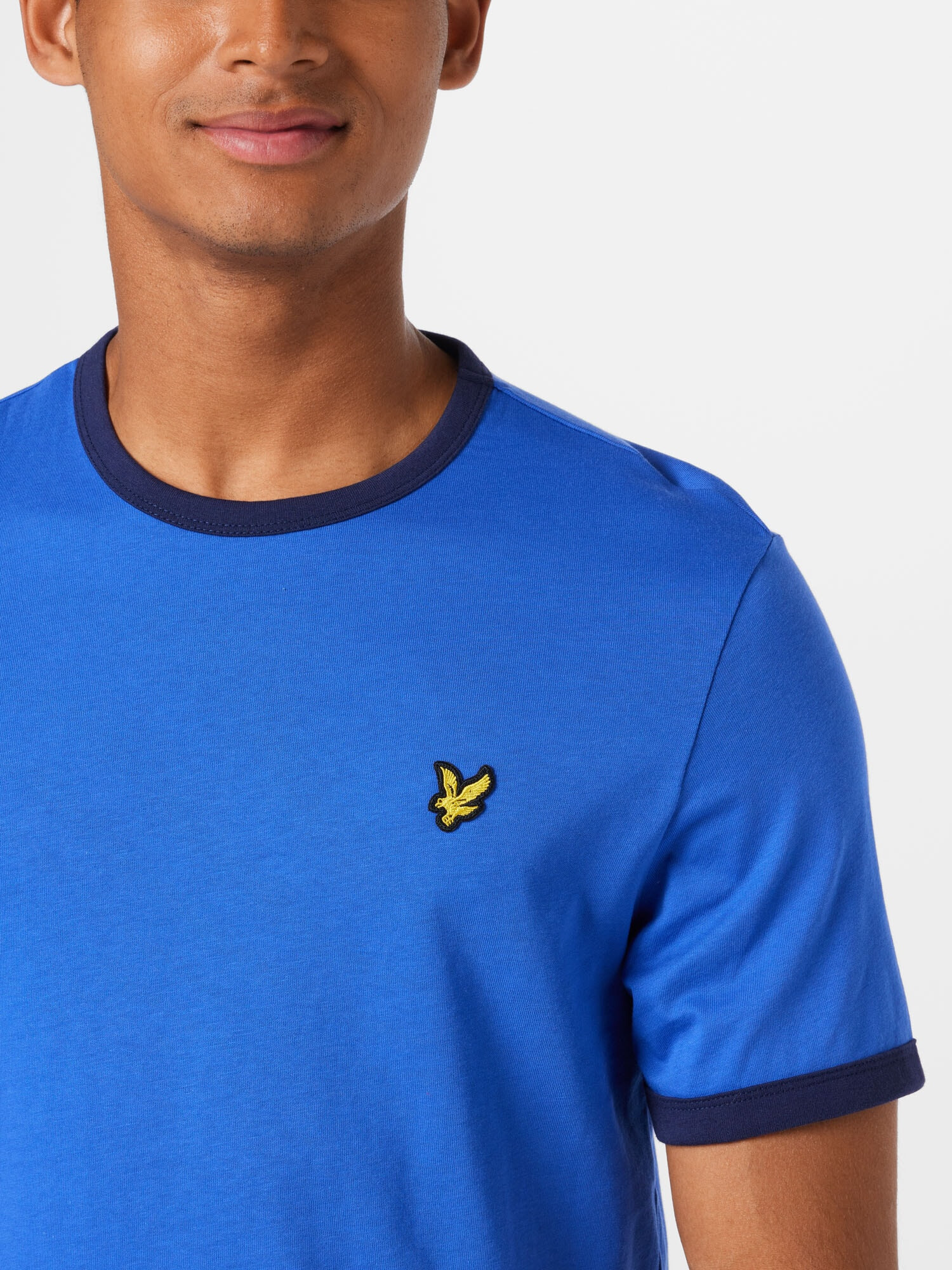 Lyle & Scott Tričko námornícka modrá / kráľovská modrá / žltá - Pepit.sk