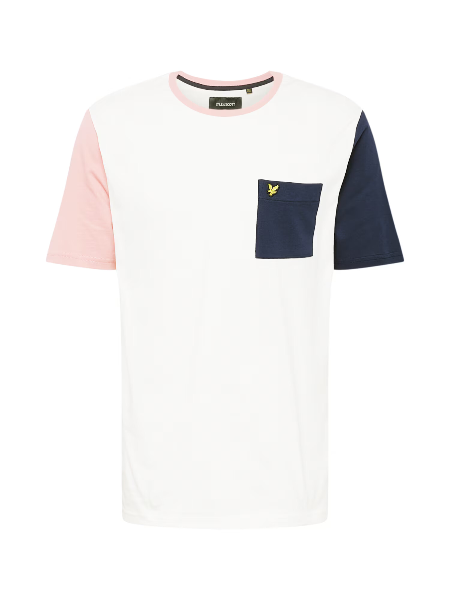 Lyle & Scott Tričko námornícka modrá / ružová / šedobiela - Pepit.sk