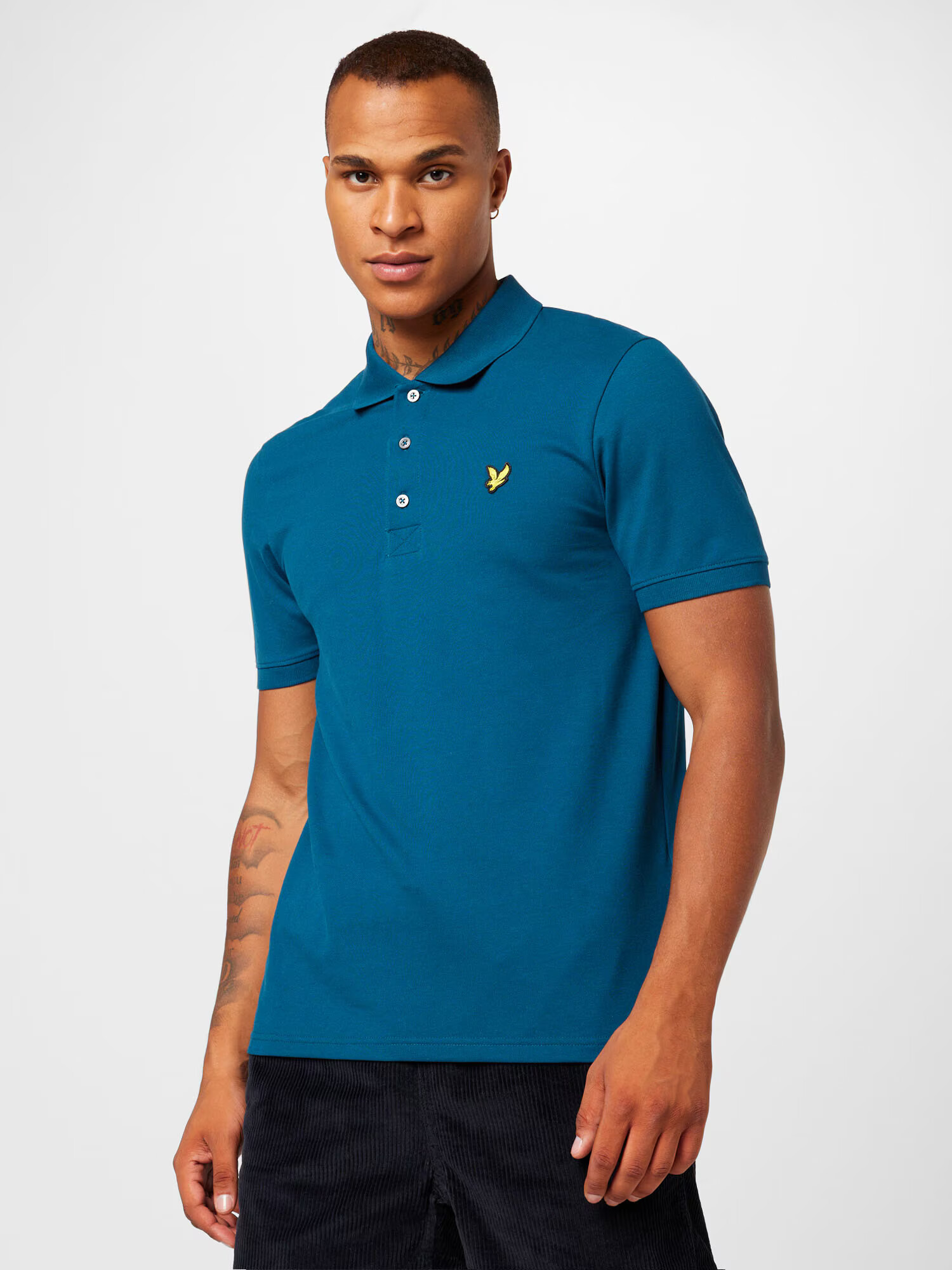 Lyle & Scott Tričko námornícka modrá / zlatá žltá / čierna - Pepit.sk