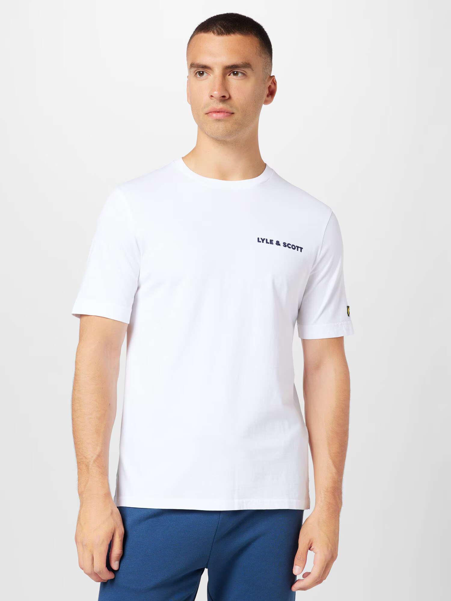 Lyle & Scott Tričko námornícka modrá / žltá / čierna / biela - Pepit.sk