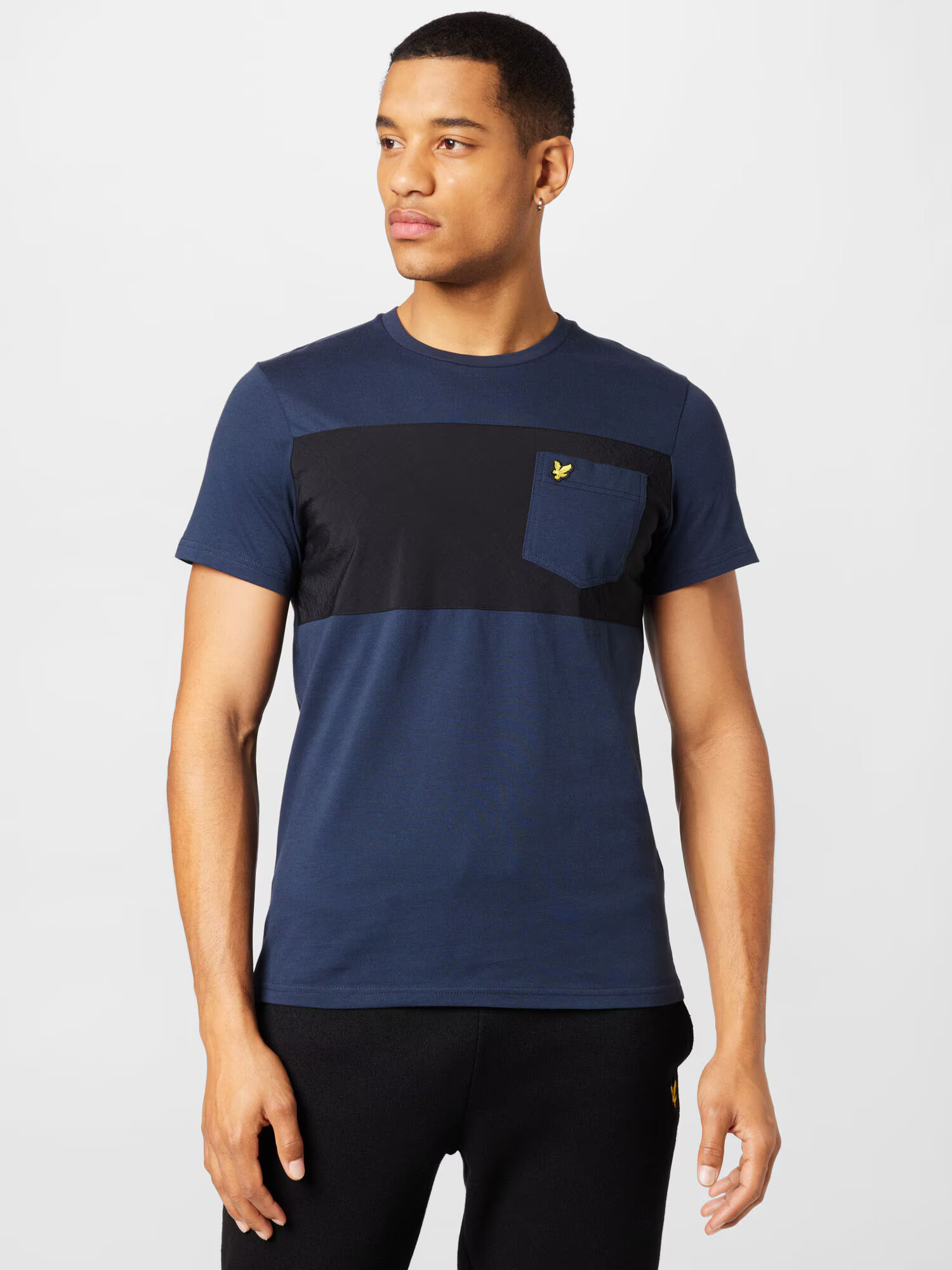 Lyle & Scott Tričko námornícka modrá / žltá / čierna - Pepit.sk