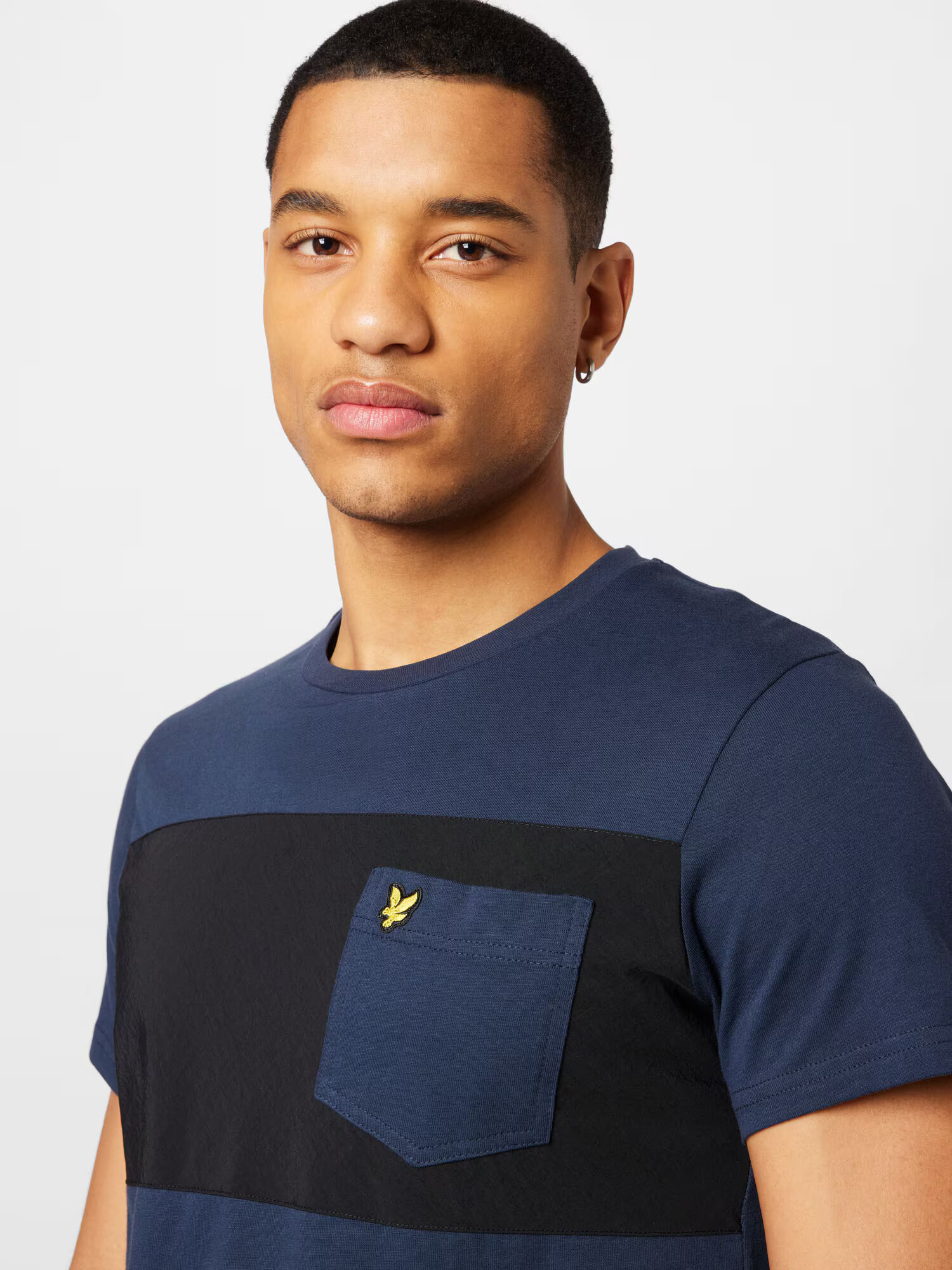 Lyle & Scott Tričko námornícka modrá / žltá / čierna - Pepit.sk