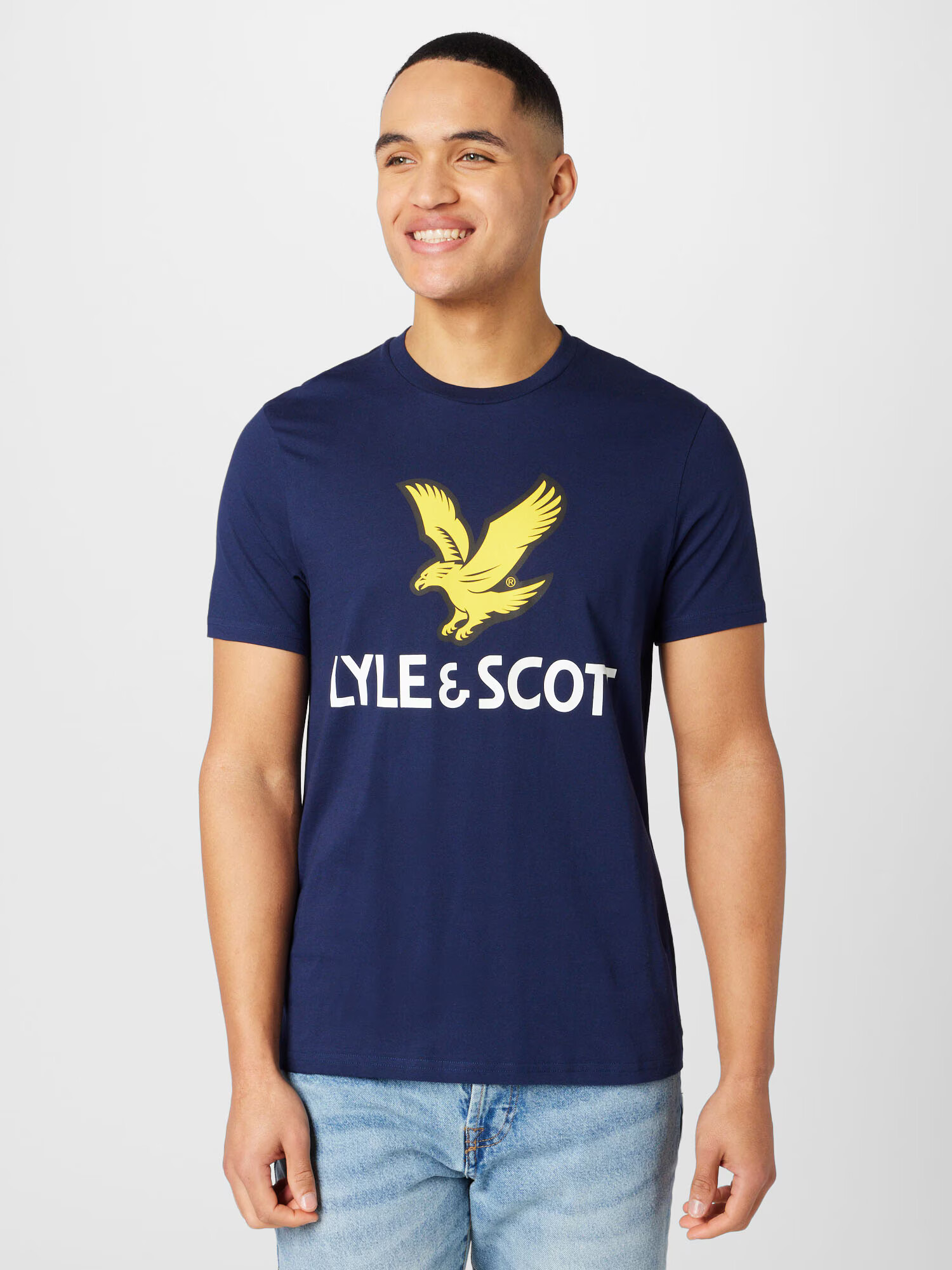 Lyle & Scott Tričko námornícka modrá / žltá / čierna / biela - Pepit.sk