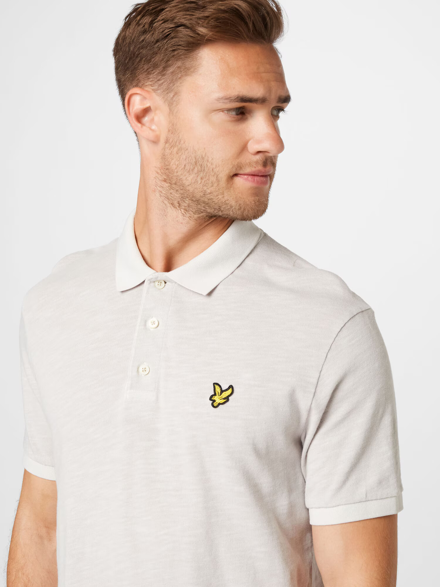 Lyle & Scott Tričko neónovo žltá / čierna / biela melírovaná - Pepit.sk