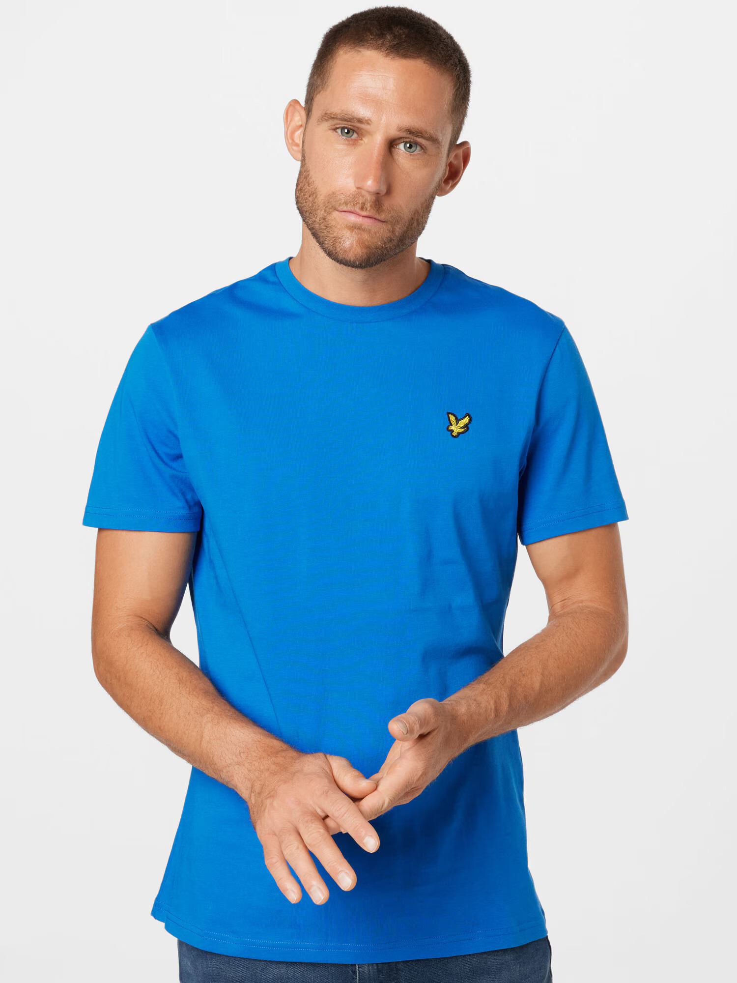 Lyle & Scott Tričko kráľovská modrá / žltá - Pepit.sk