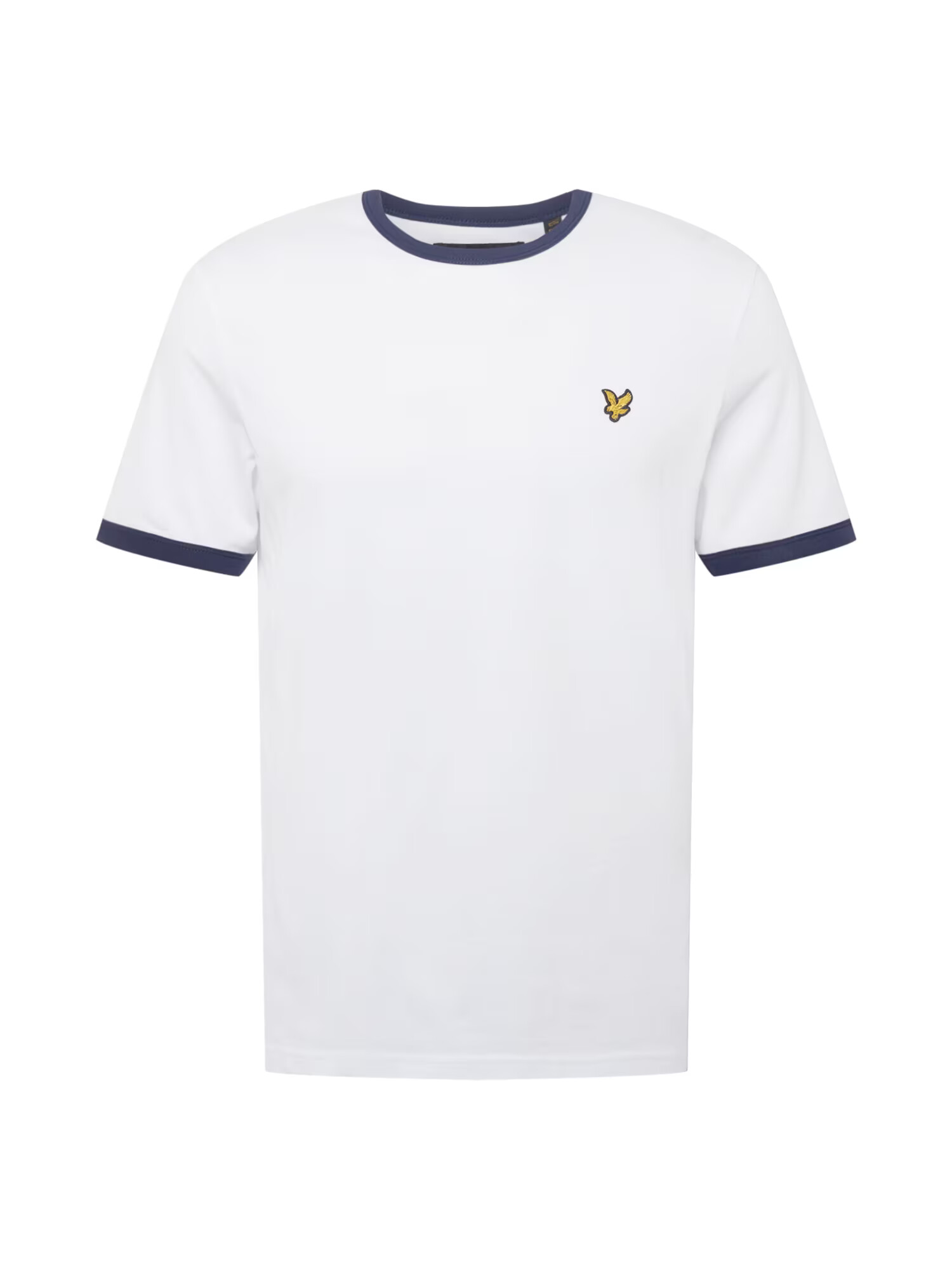 Lyle & Scott Tričko 'Ringer' tmavomodrá / zlatá žltá / biela - Pepit.sk