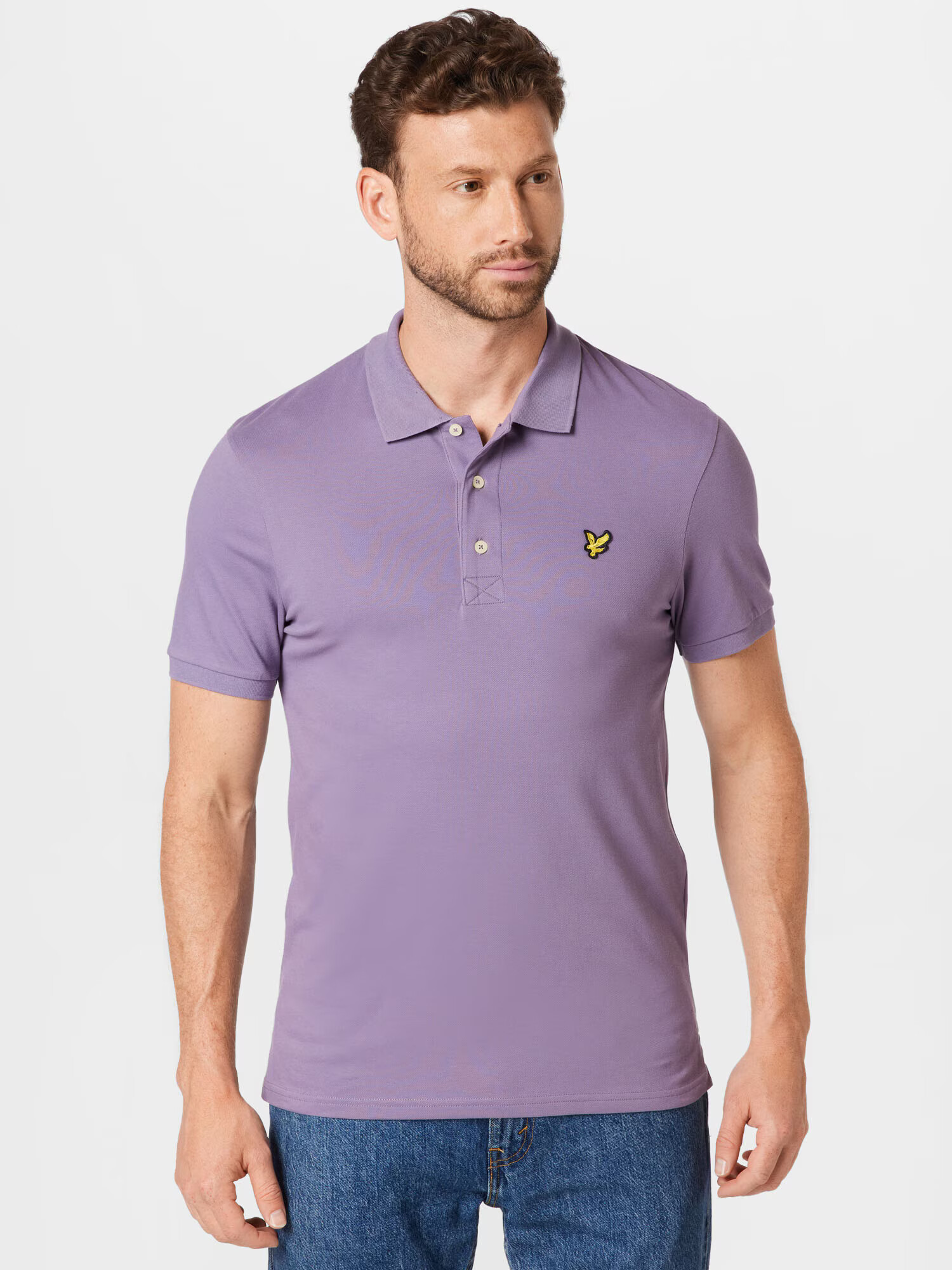 Lyle & Scott Tričko svetlofialová - Pepit.sk