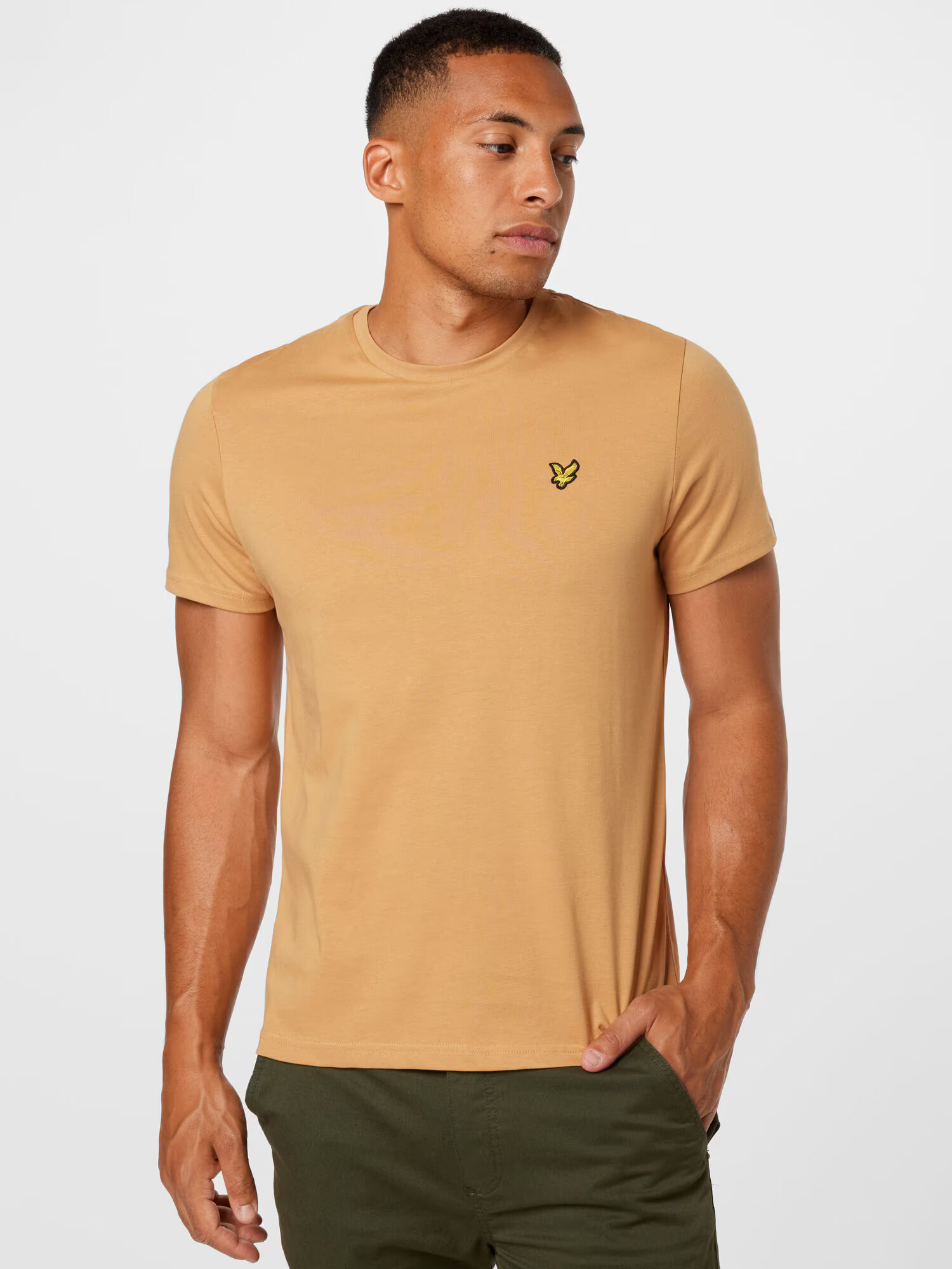 Lyle & Scott Tričko svetlohnedá - Pepit.sk