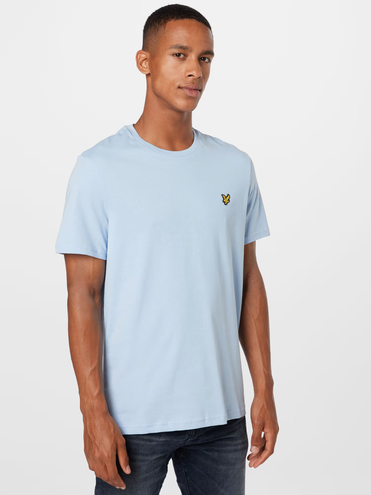 Lyle & Scott Tričko svetlomodrá / zlatá žltá / čierna - Pepit.sk