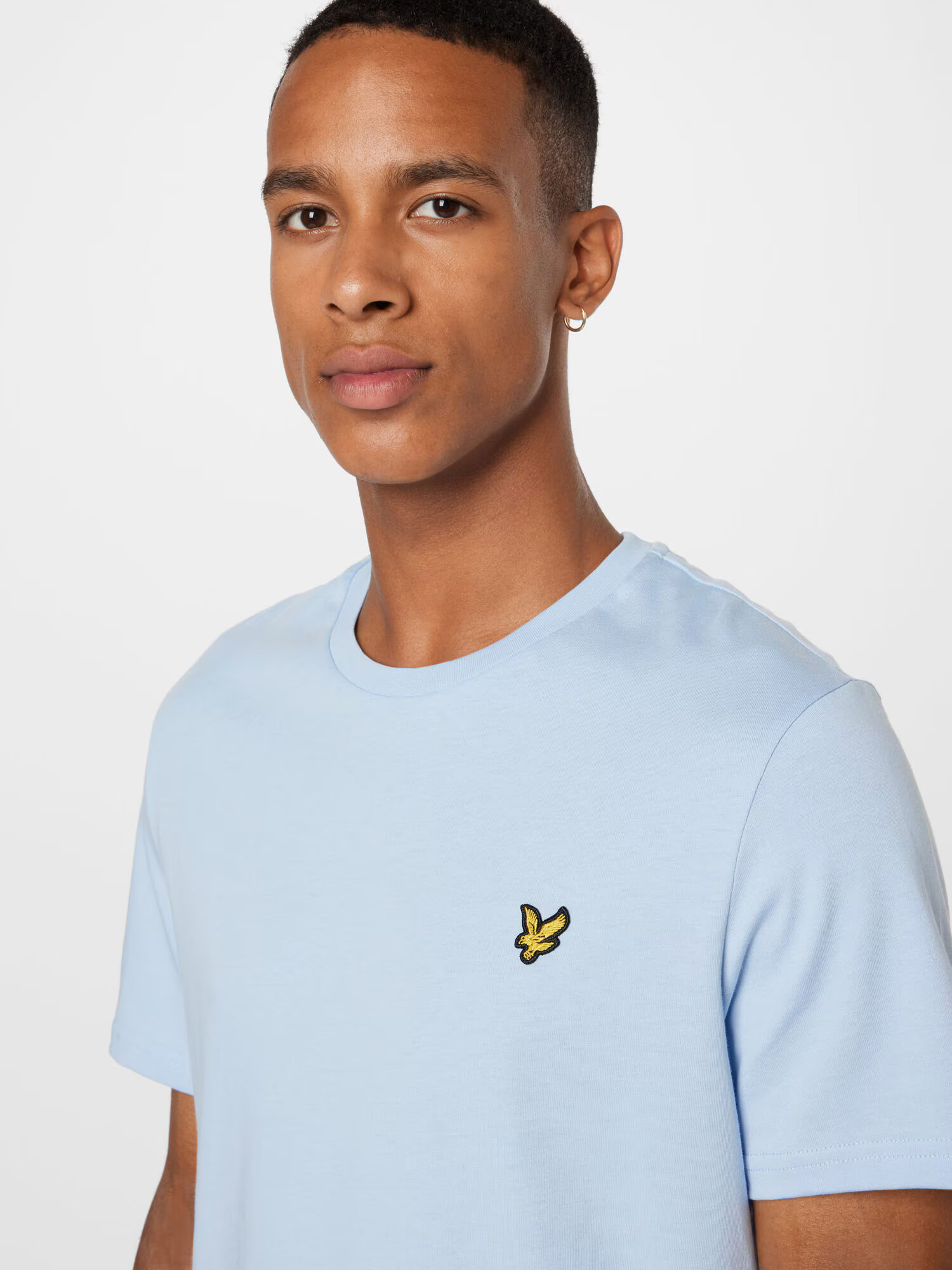 Lyle & Scott Tričko svetlomodrá / zlatá žltá / čierna - Pepit.sk