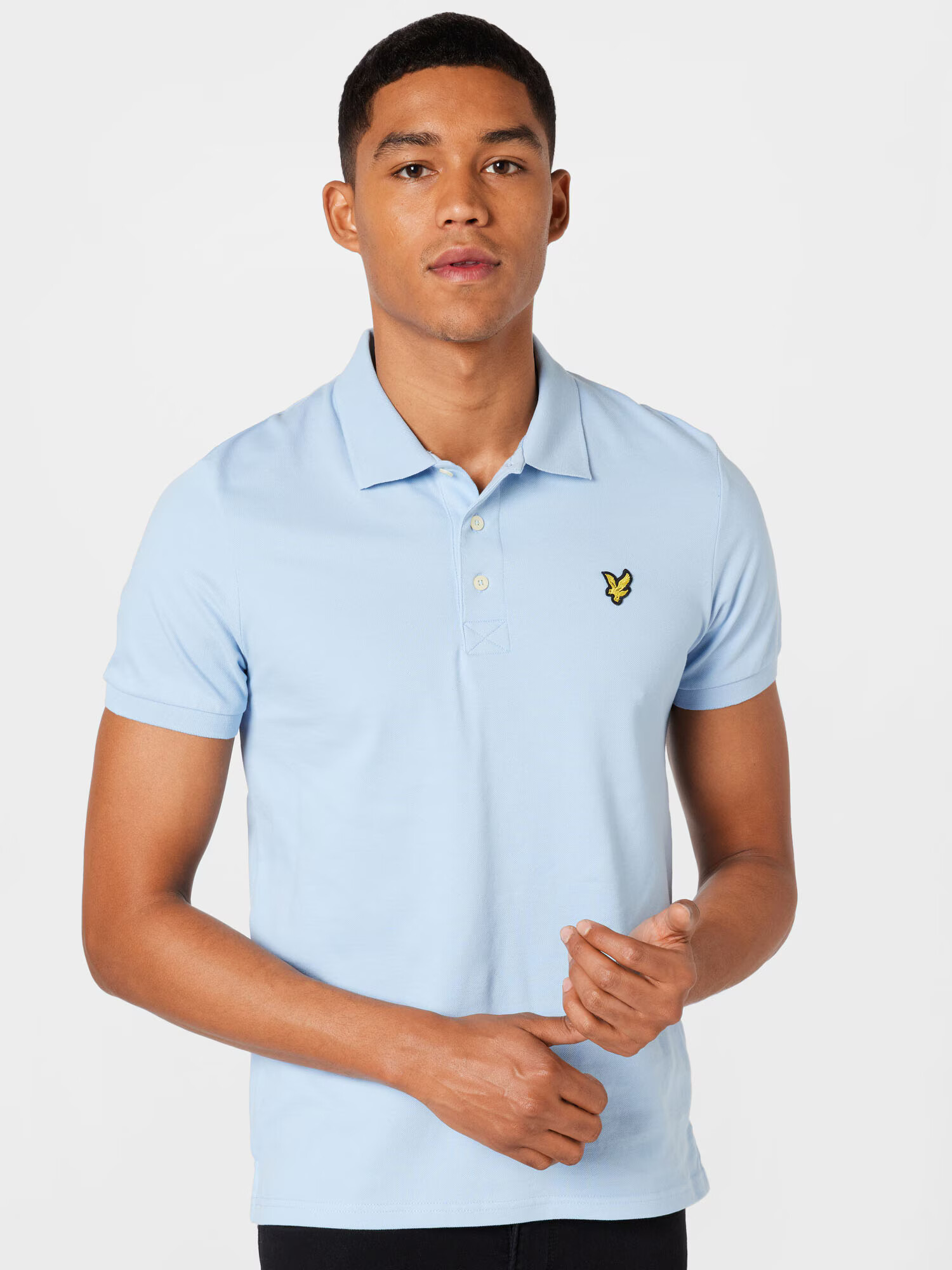 Lyle & Scott Tričko svetlomodrá / žltá / čierna - Pepit.sk