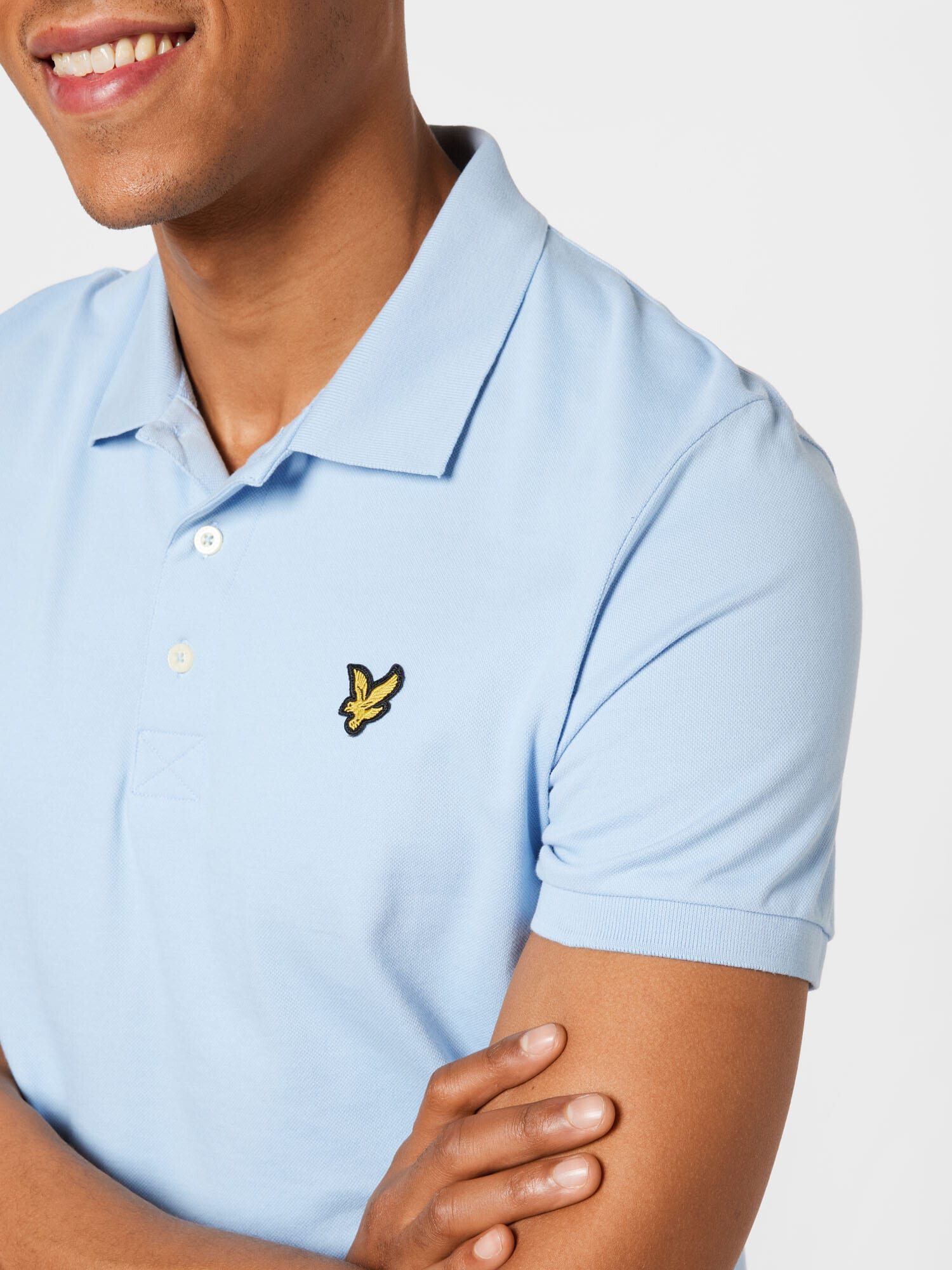 Lyle & Scott Tričko svetlomodrá / žltá / čierna - Pepit.sk