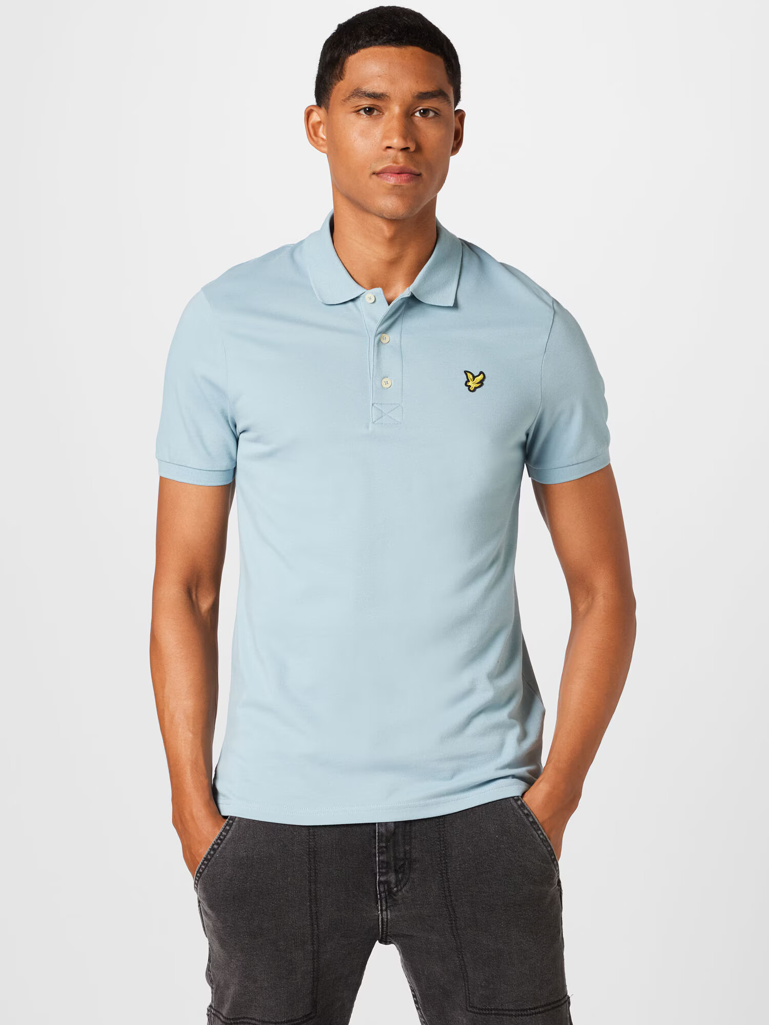 Lyle & Scott Tričko svetlomodrá / žltá / čierna - Pepit.sk