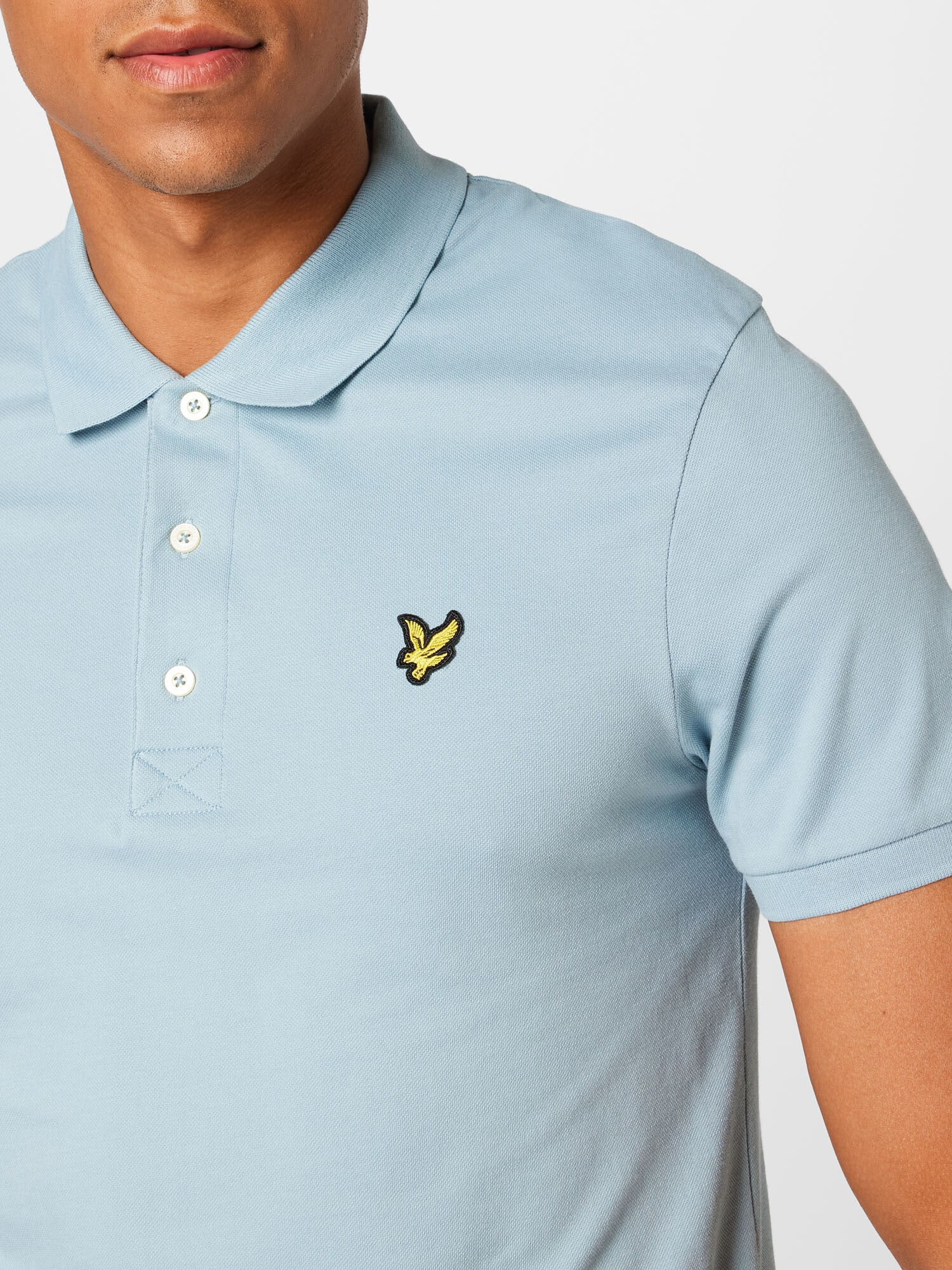 Lyle & Scott Tričko svetlomodrá / žltá / čierna - Pepit.sk