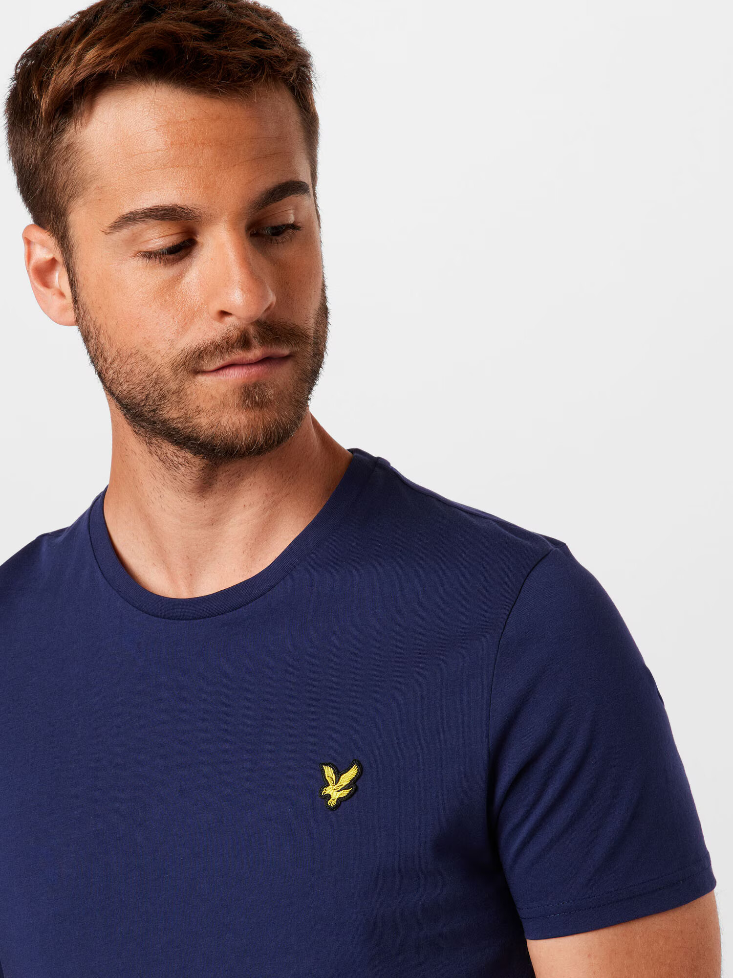 Lyle & Scott Tričko tmavomodrá / zlatá žltá / čierna - Pepit.sk