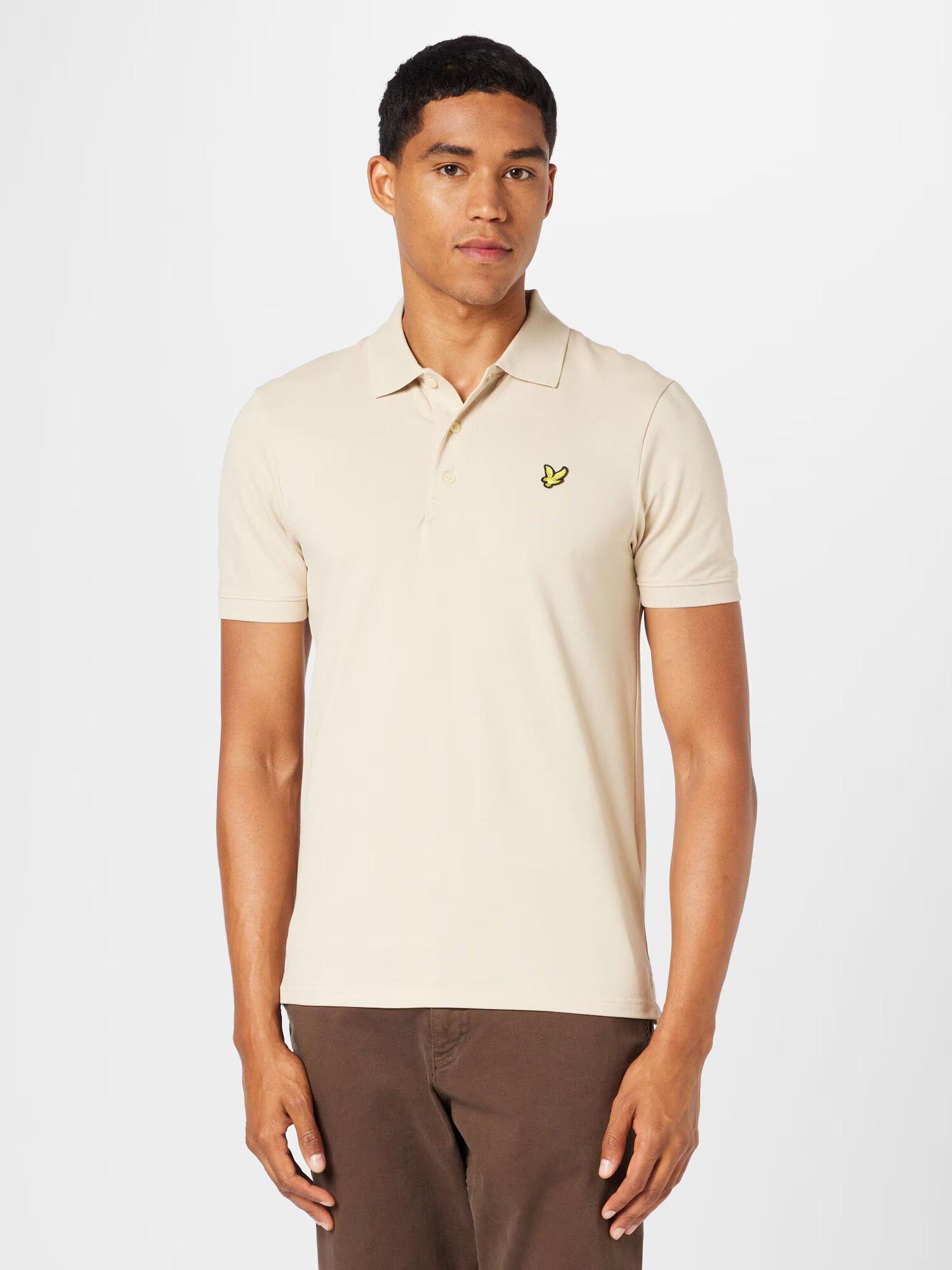 Lyle & Scott Tričko tmelová / limetková / čierna - Pepit.sk