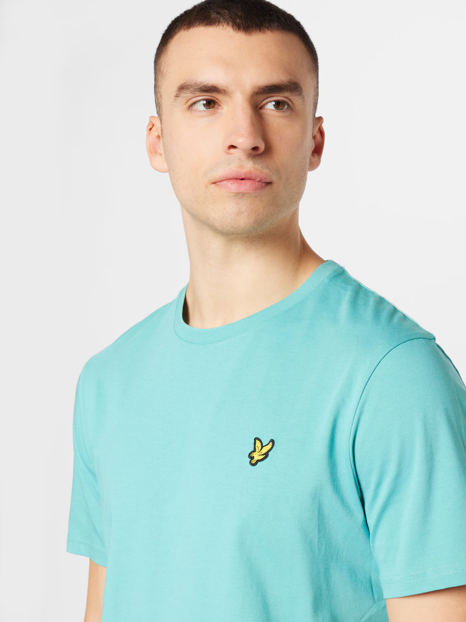 Lyle & Scott Tričko vodová / žltá / čierna - Pepit.sk