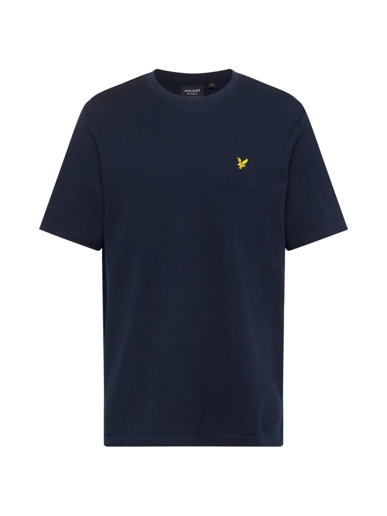 Lyle & Scott Tričko 'Waffle' námornícka modrá / žltá - Pepit.sk