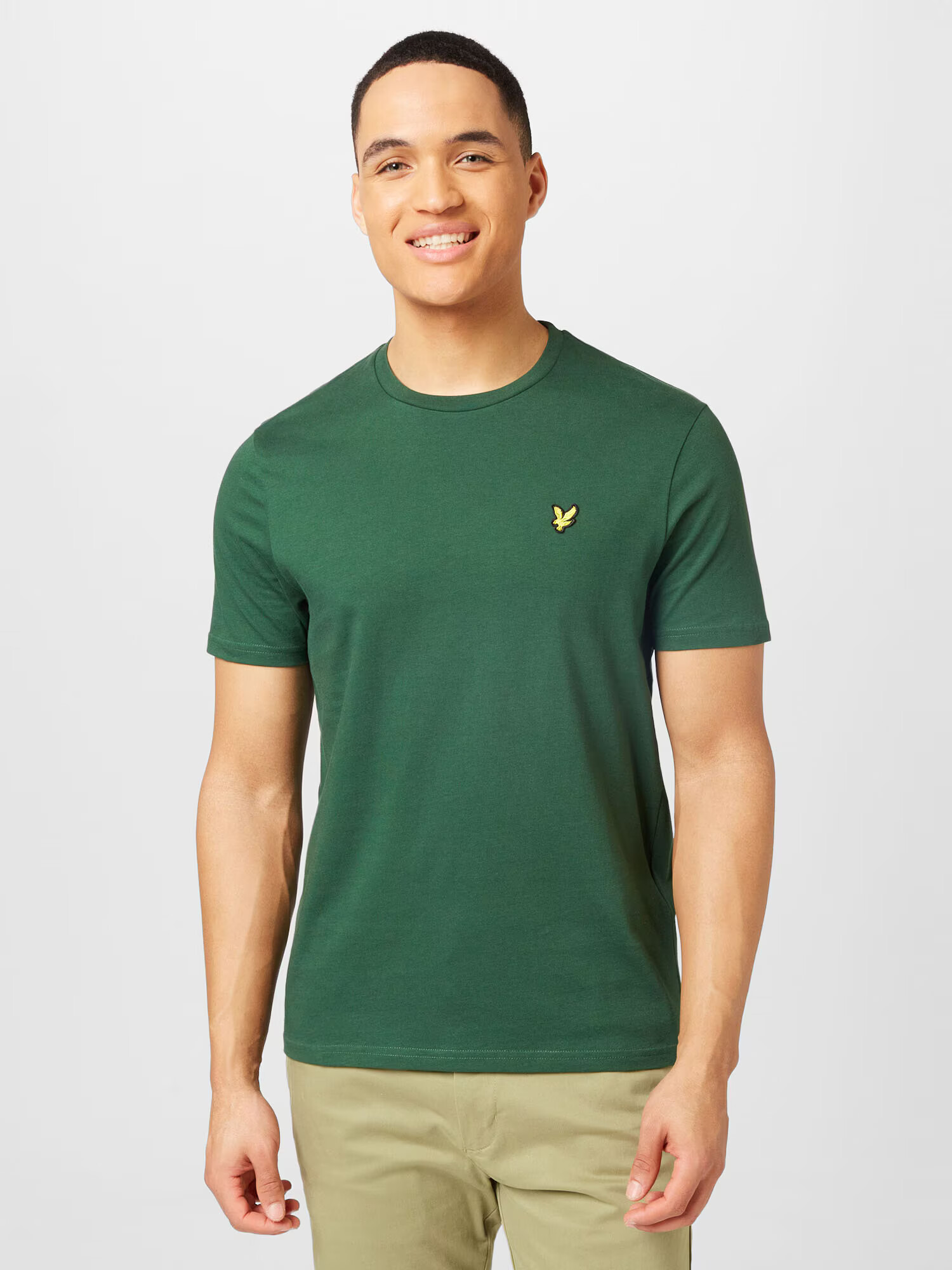 Lyle & Scott Tričko zlatá / tmavozelená / čierna - Pepit.sk