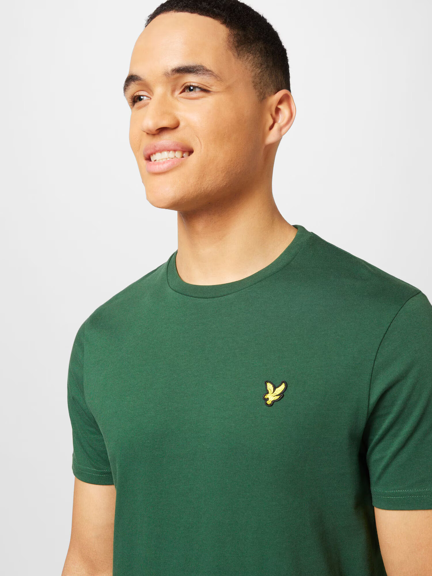 Lyle & Scott Tričko zlatá / tmavozelená / čierna - Pepit.sk