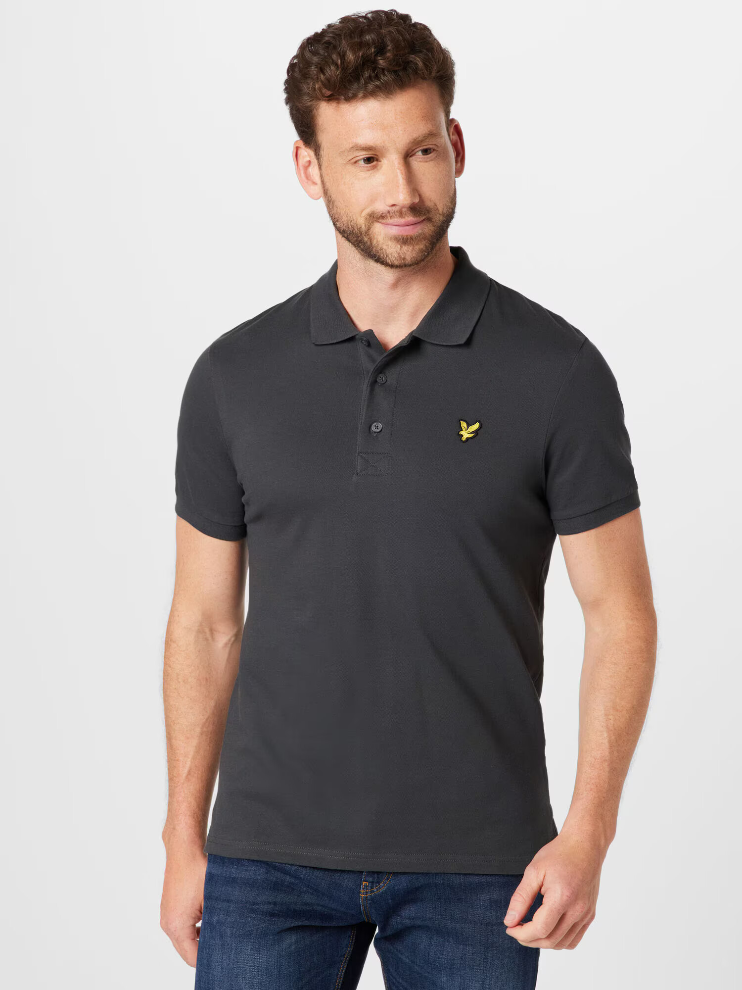 Lyle & Scott Tričko zlatá žltá / antracitová / čierna - Pepit.sk