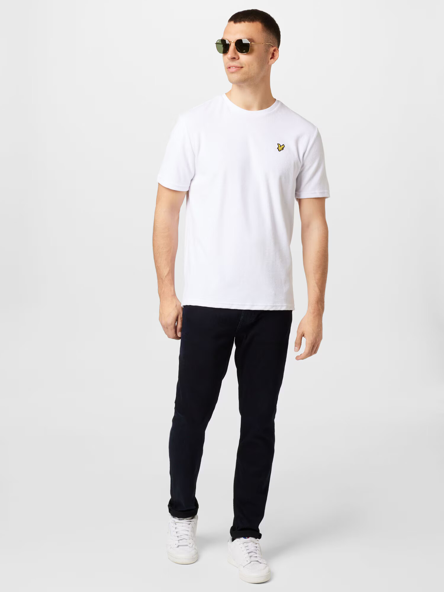 Lyle & Scott Tričko žltá / čierna / biela - Pepit.sk