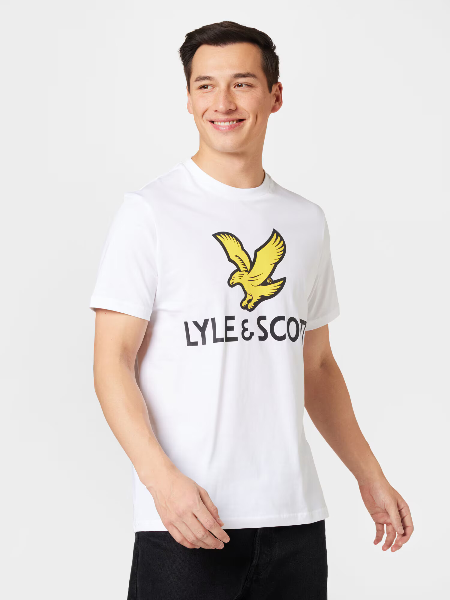 Lyle & Scott Tričko žltá / čierna / biela - Pepit.sk