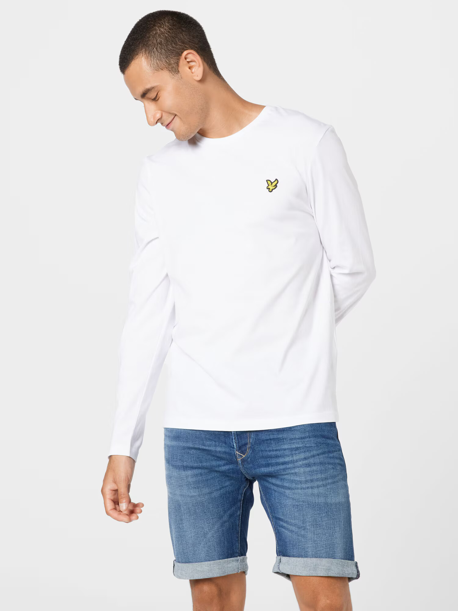 Lyle & Scott Tričko žltá / čierna / biela - Pepit.sk