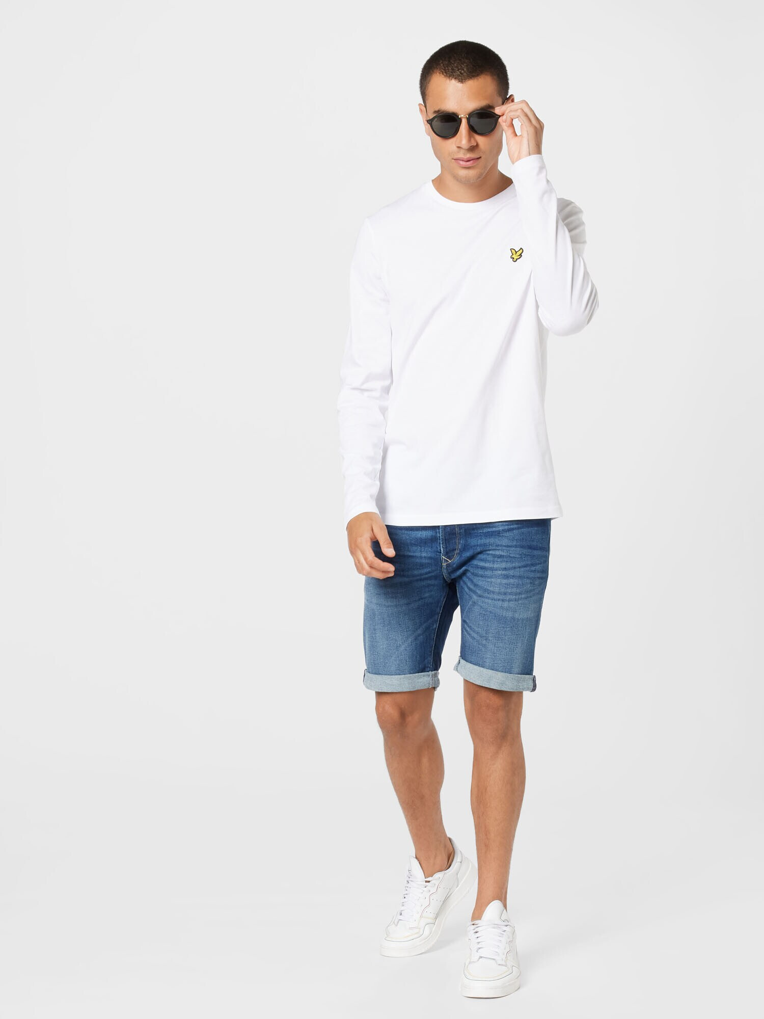 Lyle & Scott Tričko žltá / čierna / biela - Pepit.sk