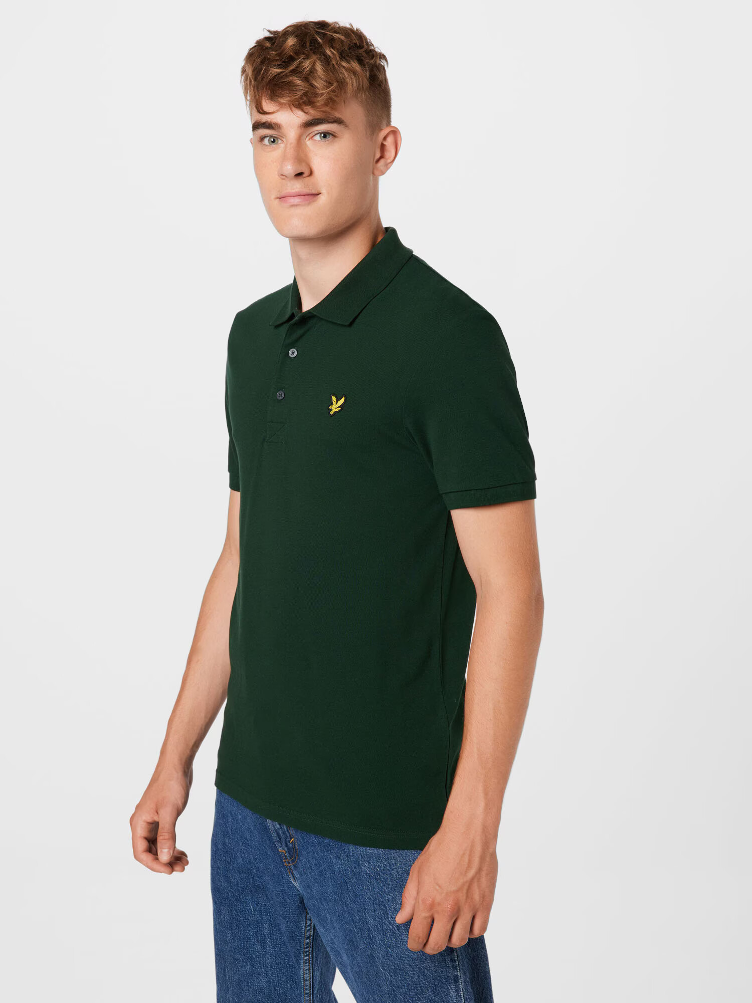 Lyle & Scott Tričko žltá / tmavozelená / čierna - Pepit.sk