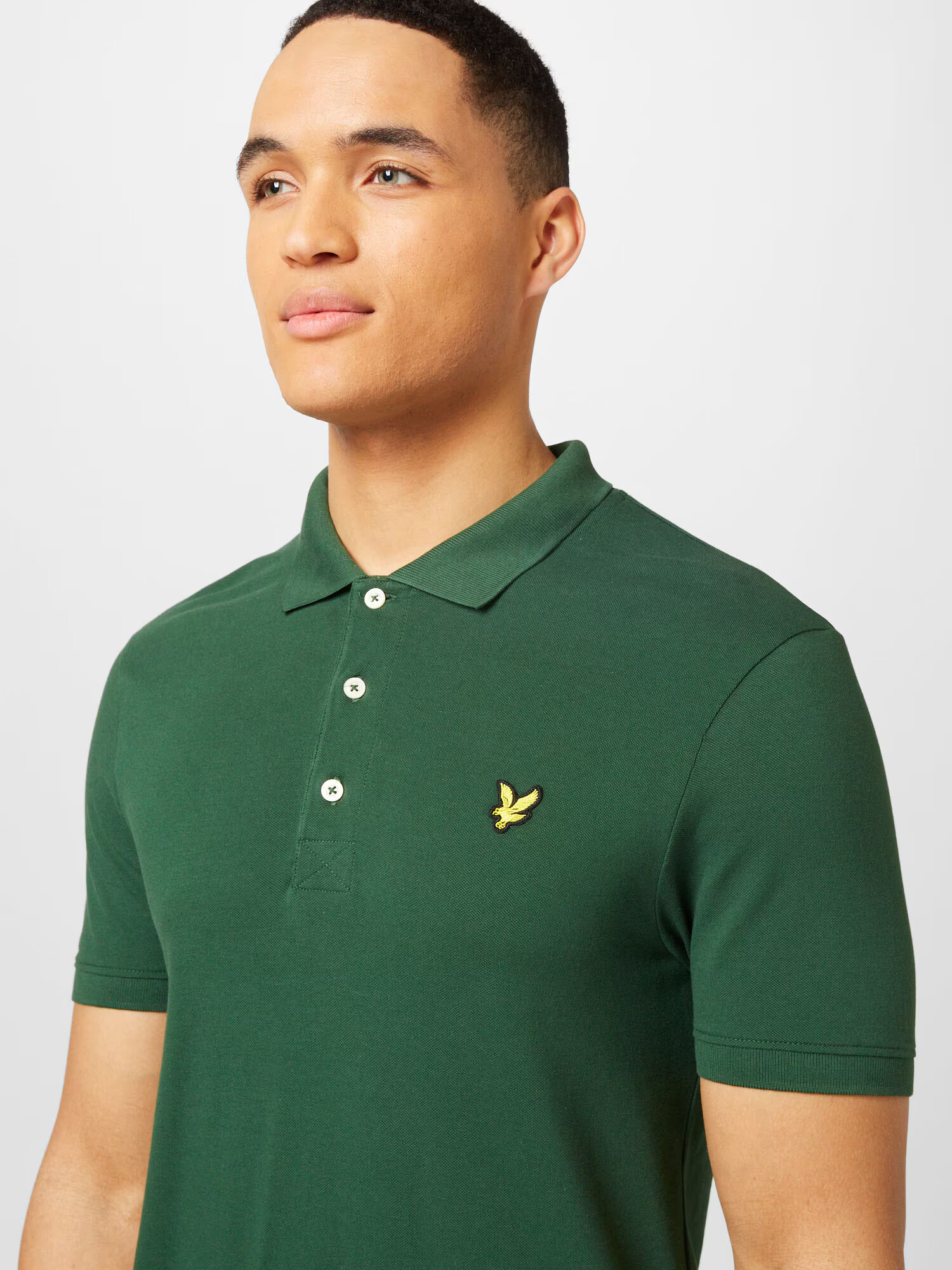 Lyle & Scott Tričko žltá / jedľová / čierna - Pepit.sk